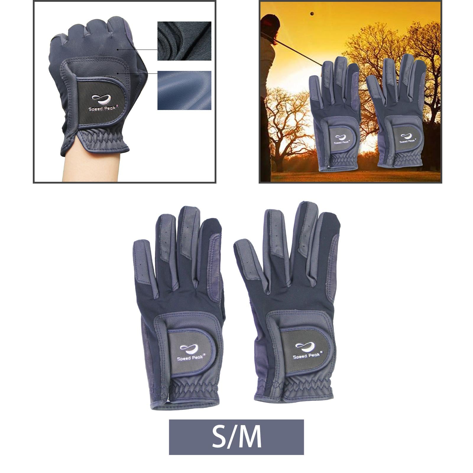 Golf Gloves Women Both Hands Golfer Gloves for Golf Swing Cold Weather S