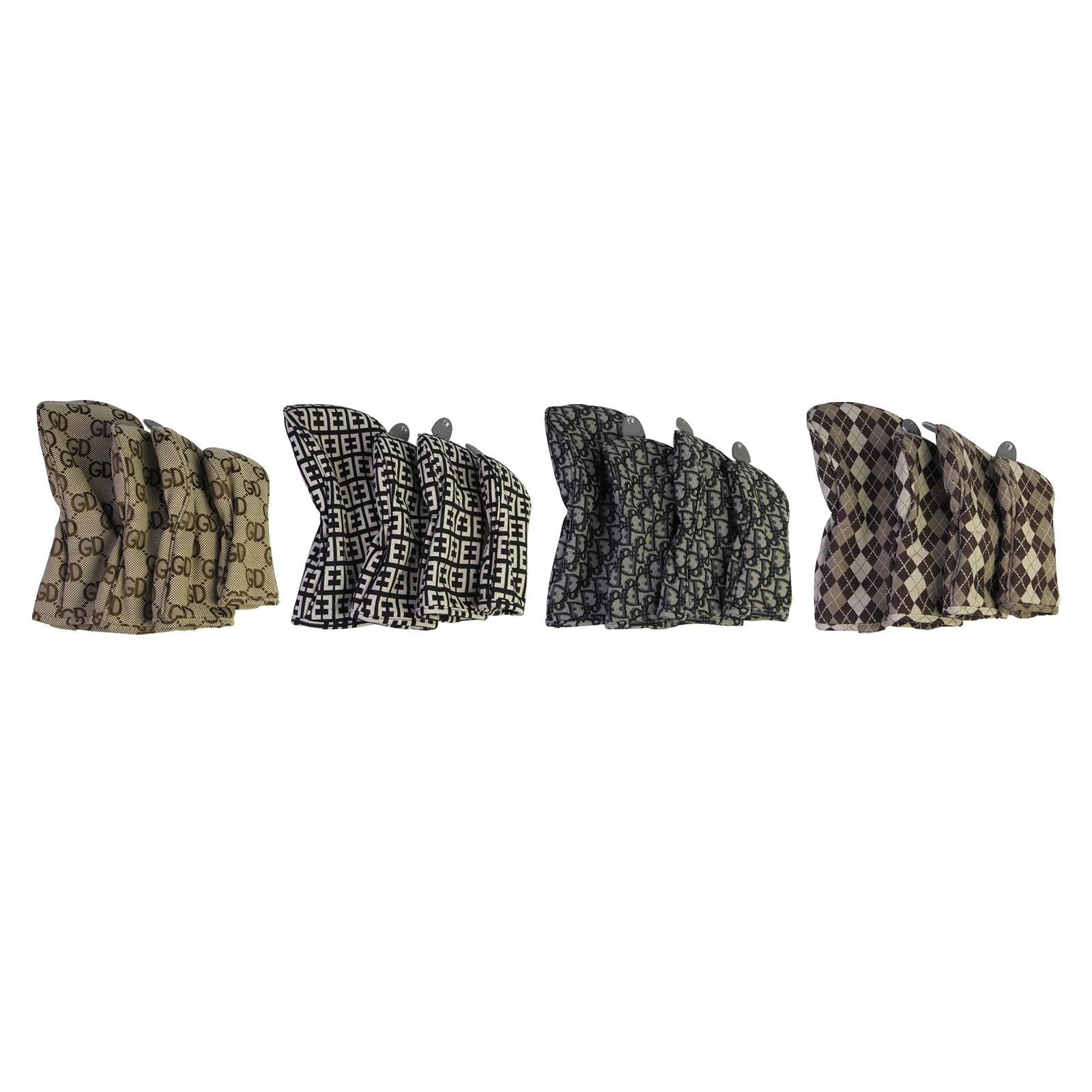 Golf Wood Cover Men Women Durable Trendy Wear Resistant Golf Head Cover GD Pattern