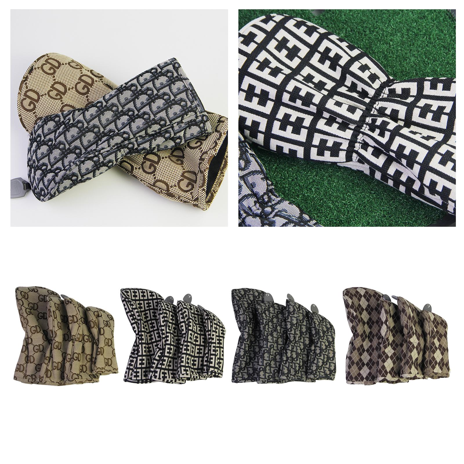 Golf Wood Cover Men Women Durable Trendy Wear Resistant Golf Head Cover GD Pattern