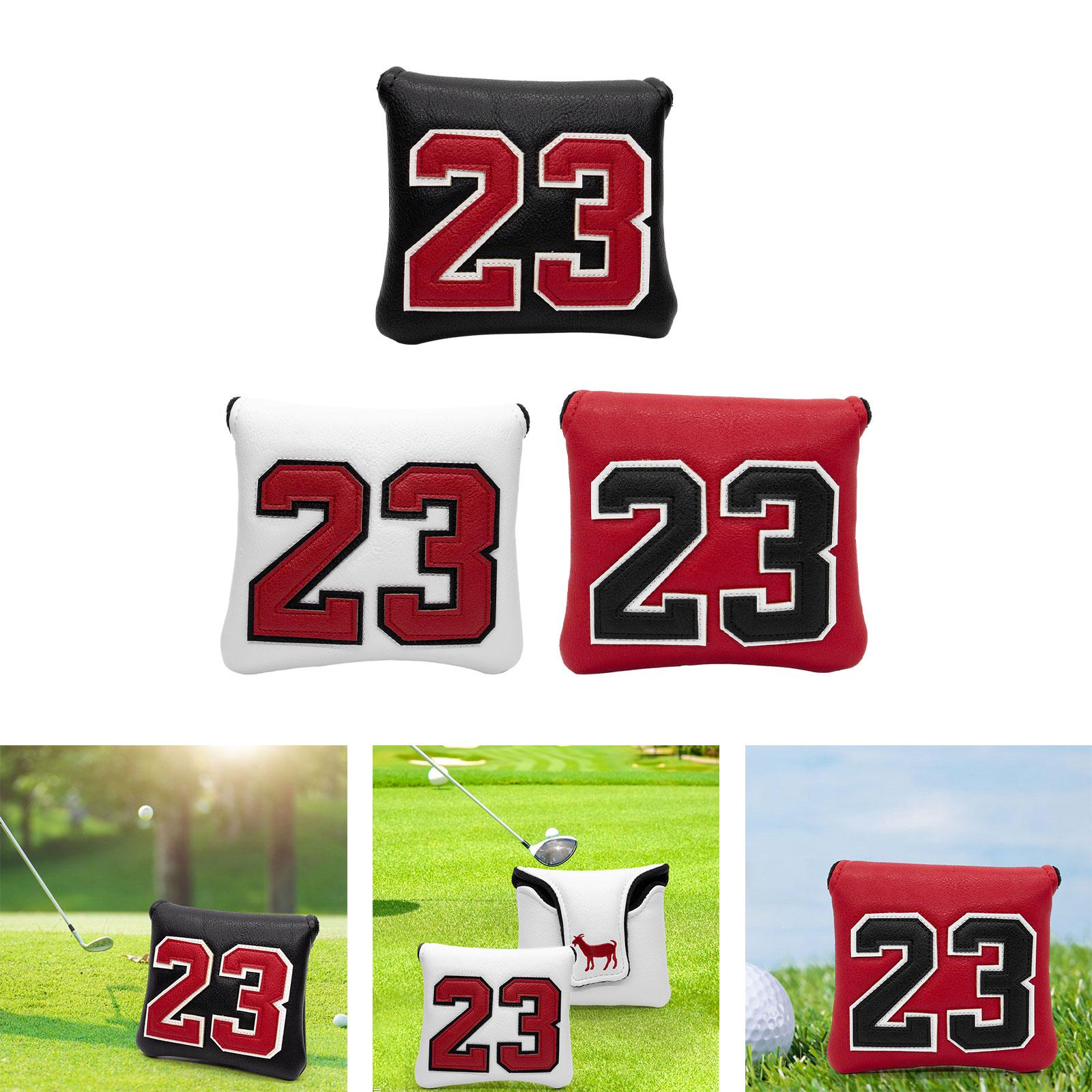 Golf Putter Headcover Fashion Protective Sleeve for Women Men for All Brands Black