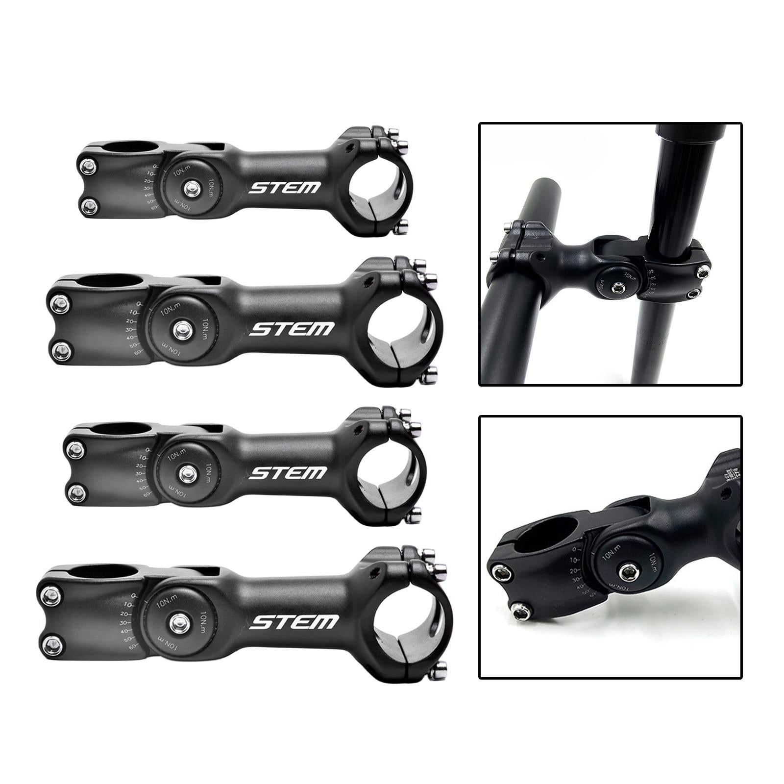 Bike Short Stem Aluminum Alloy Road Bicycle Cycling Accessories Bicycle Stem 2.54cmx9cm
