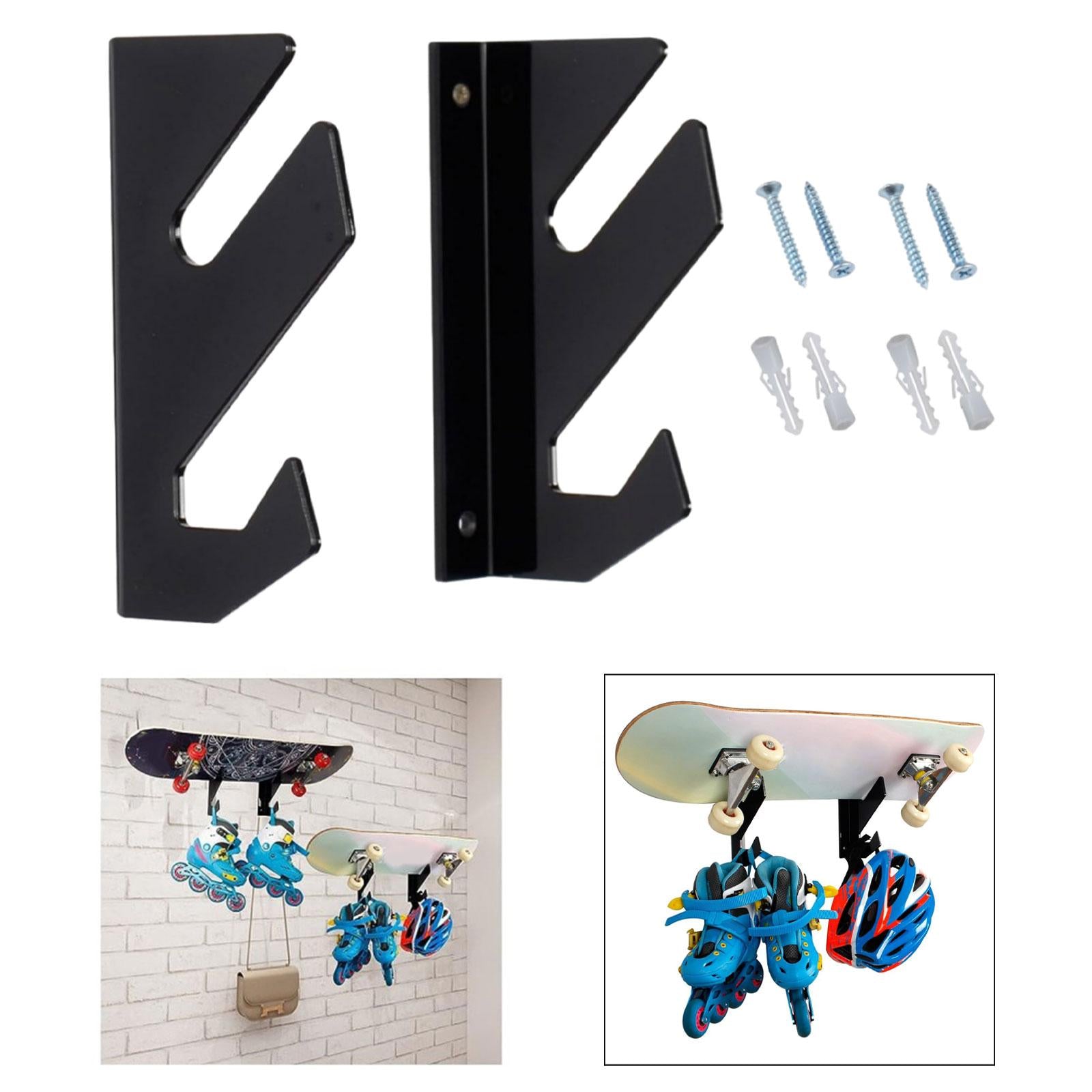 Skateboard Rack Snowboard Hanger Skateboard Wall Rack Longboard Storage Rack