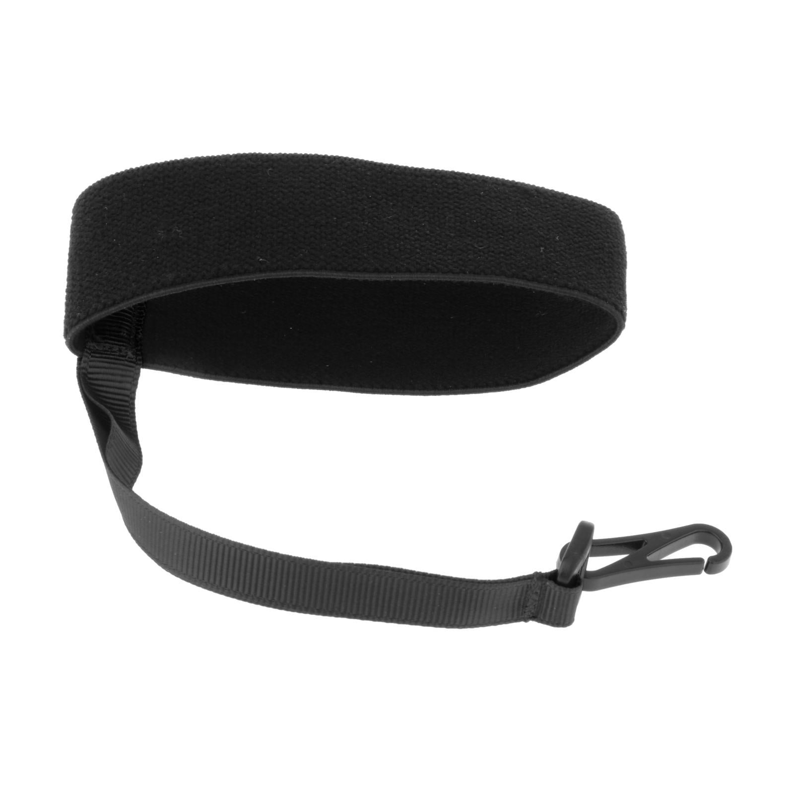 2x2Pcs Ski Glove Wrist Strap Adult Sport Glove Safety Strap for Outdoor Skiing Black