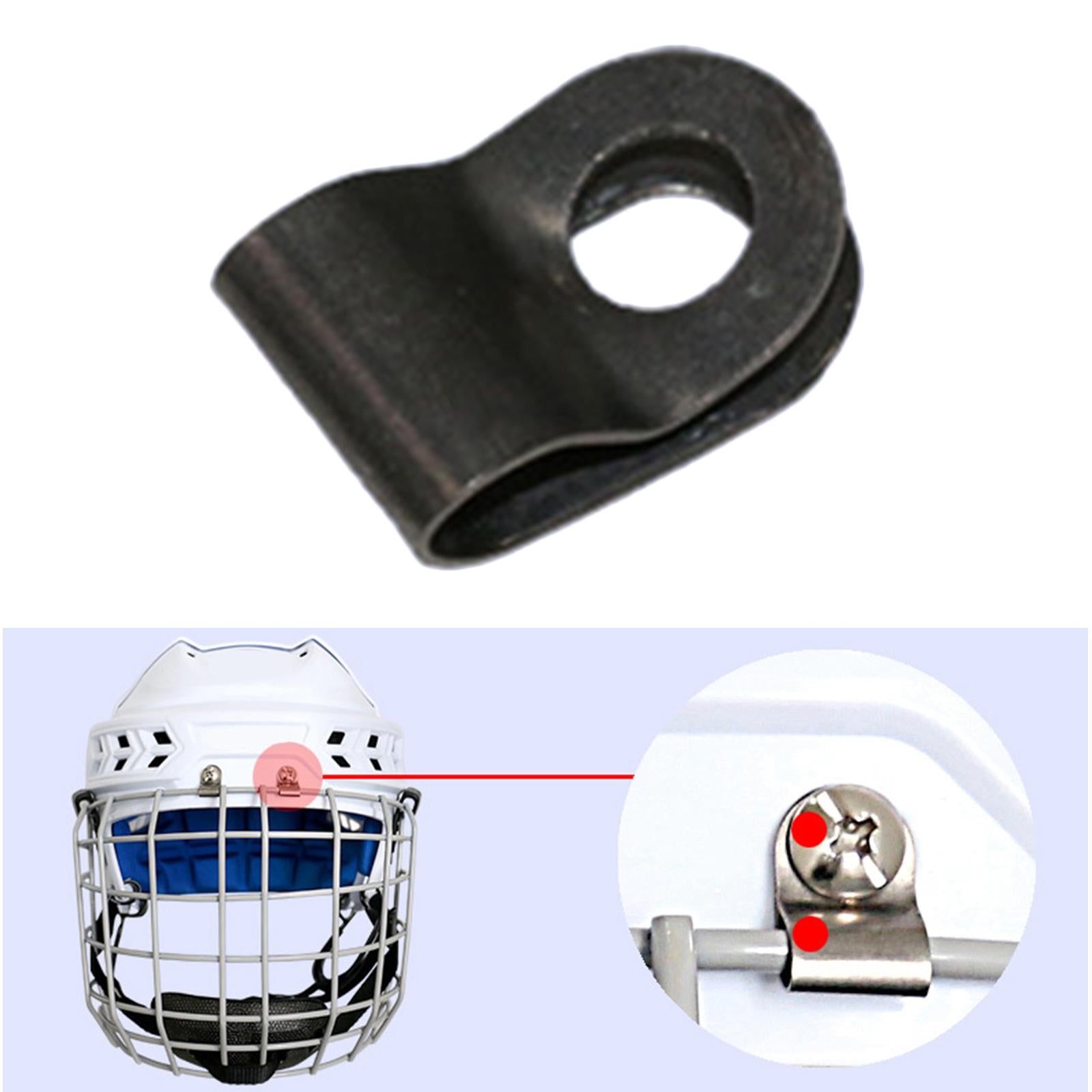 3xIce Hockey Helmet Repair Useful Helmet Hardware for Sports Football Baseball Stainless Steel Clip