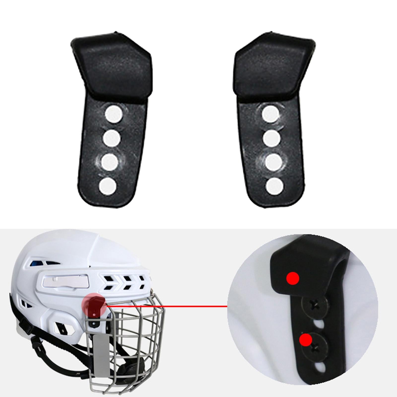 2xIce Hockey Helmet Repair Useful Helmet Hardware for Sports Football Baseball Limit Hook