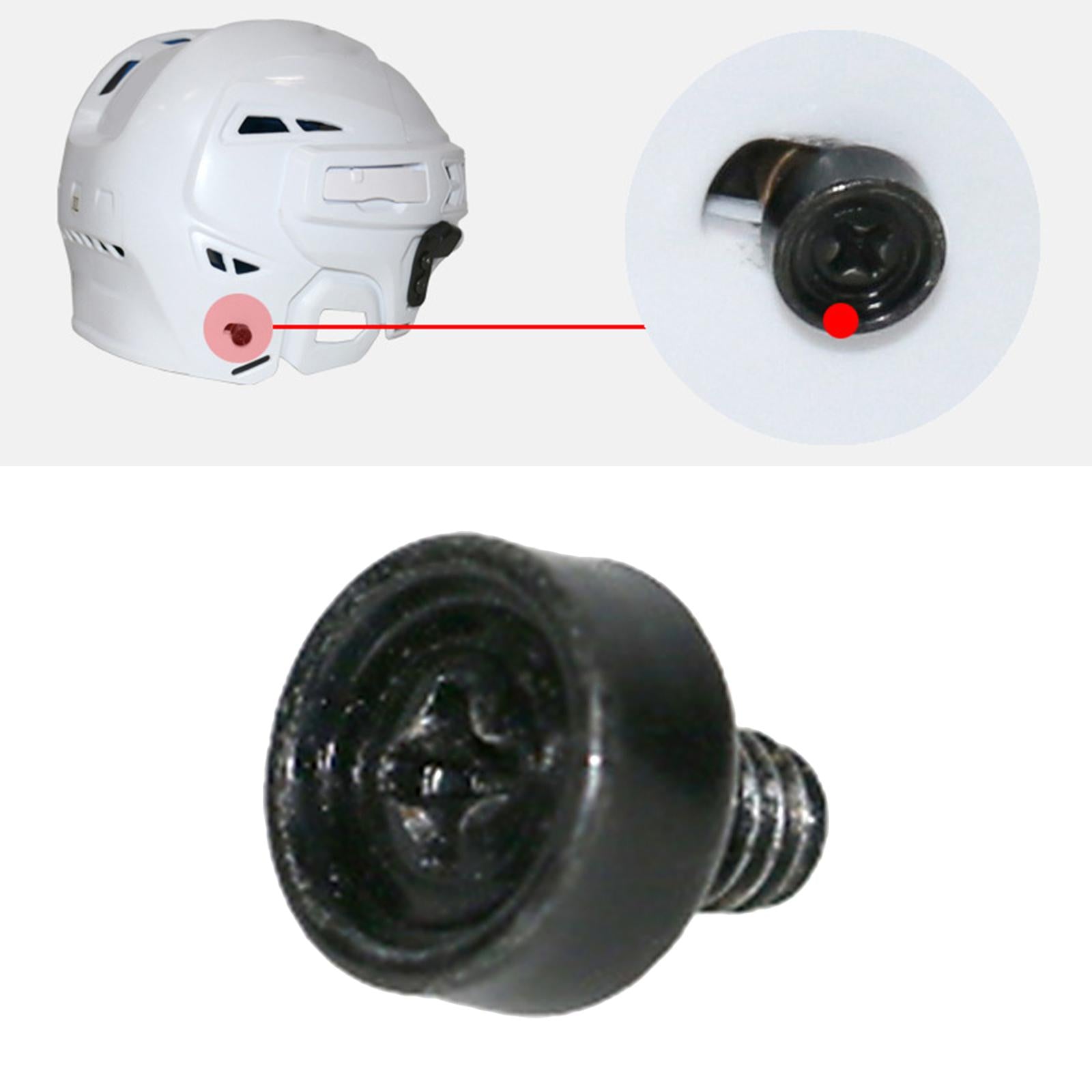 Ice Hockey Helmet Repair Useful Helmet Hardware for Sports Football Baseball Screw Fixed Buckle