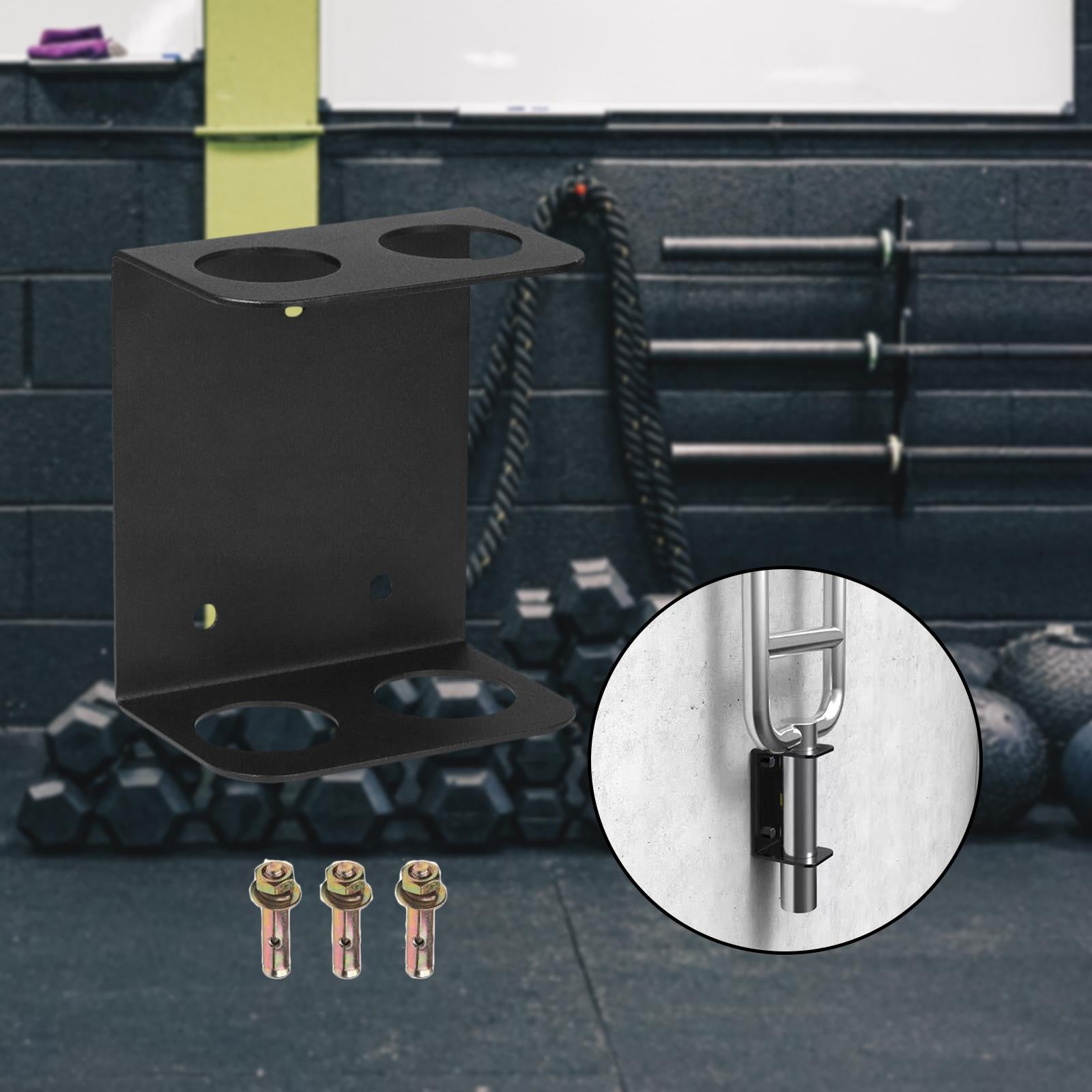 Wall Mount Barbell Holder Durable Barbell Rack for Home Shed Commercial Gyms