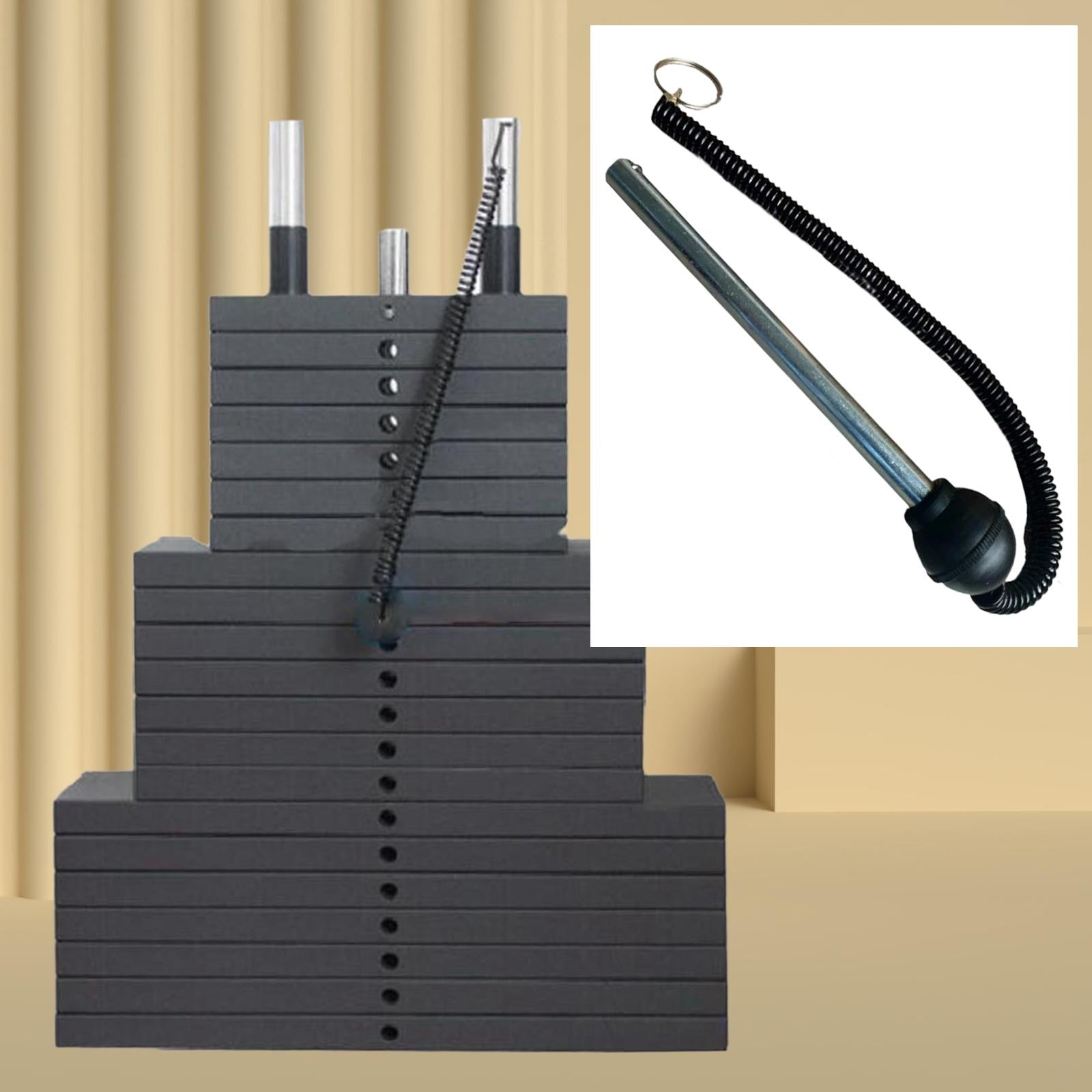 Weight Stack Pin Parts Durable Accessories with Lanyard for Home Fitness Gym