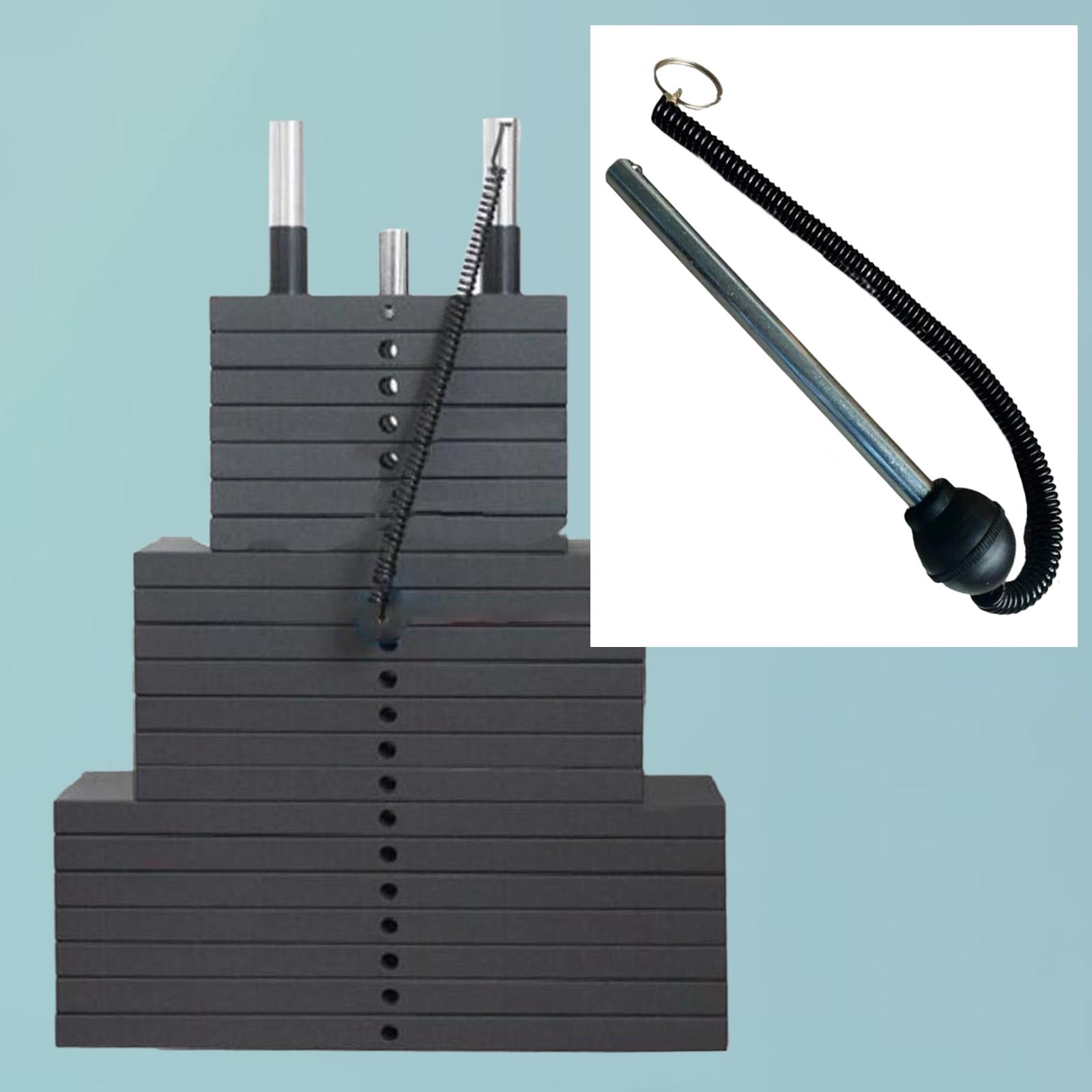 Weight Stack Pin Parts Durable Accessories with Lanyard for Home Fitness Gym