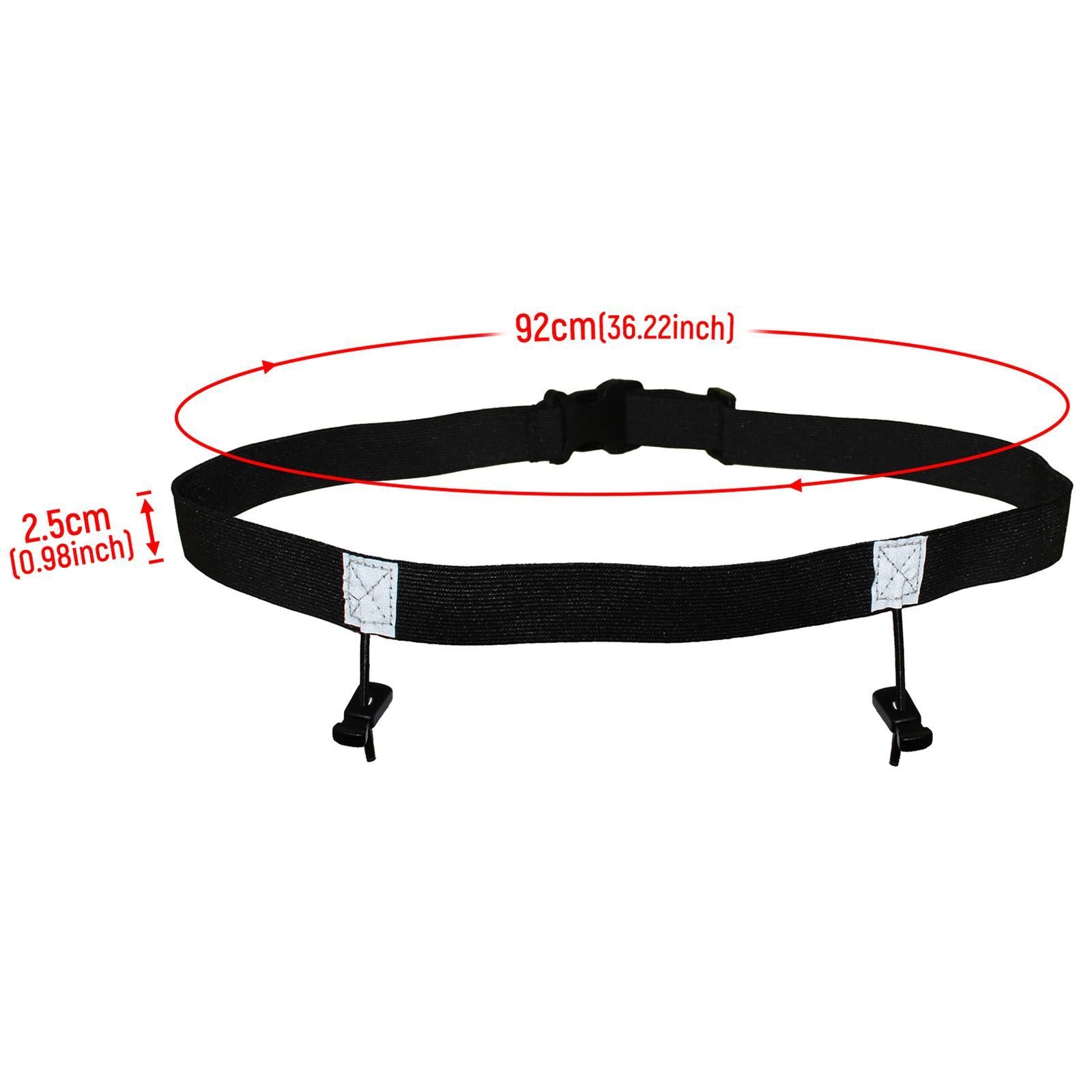 2xRace Number Belt Running Athletes Gym Fitness Sport Accessories Running Belt