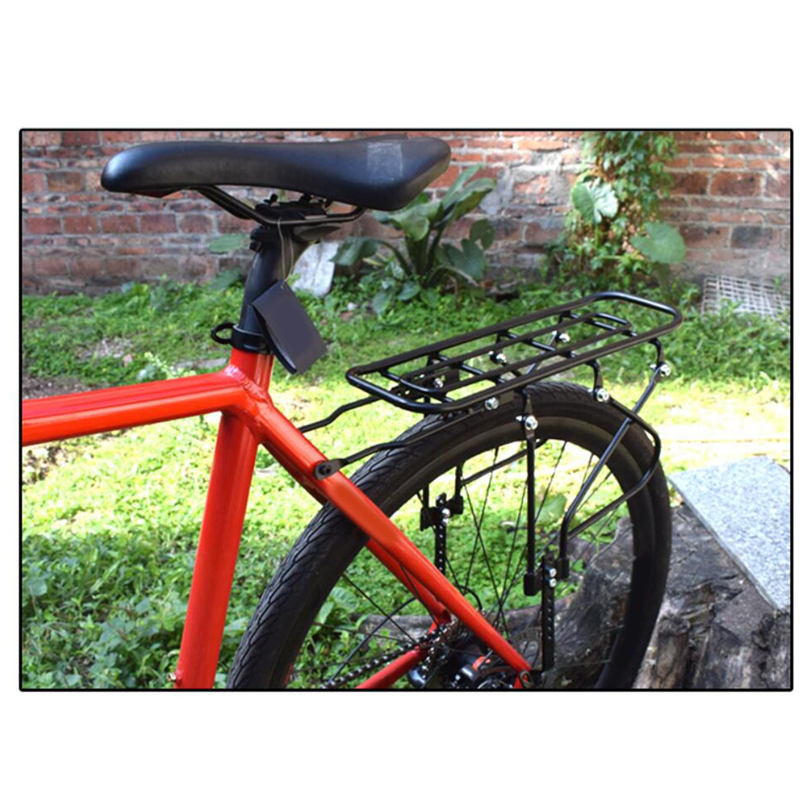 Rear Bike Rack Travel Bicycle Rack Back Seat Bicycle Rear Luggage Cargo Rack