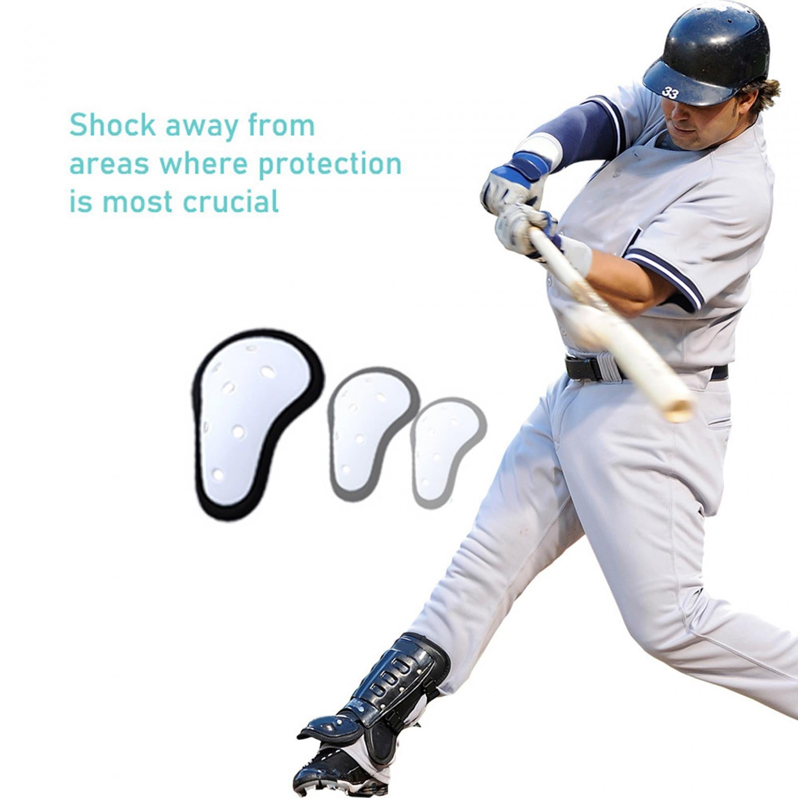 3Pcs Crotch Protector Baseball Heavy Duty Protective Shield Cup Groin Guards for kids