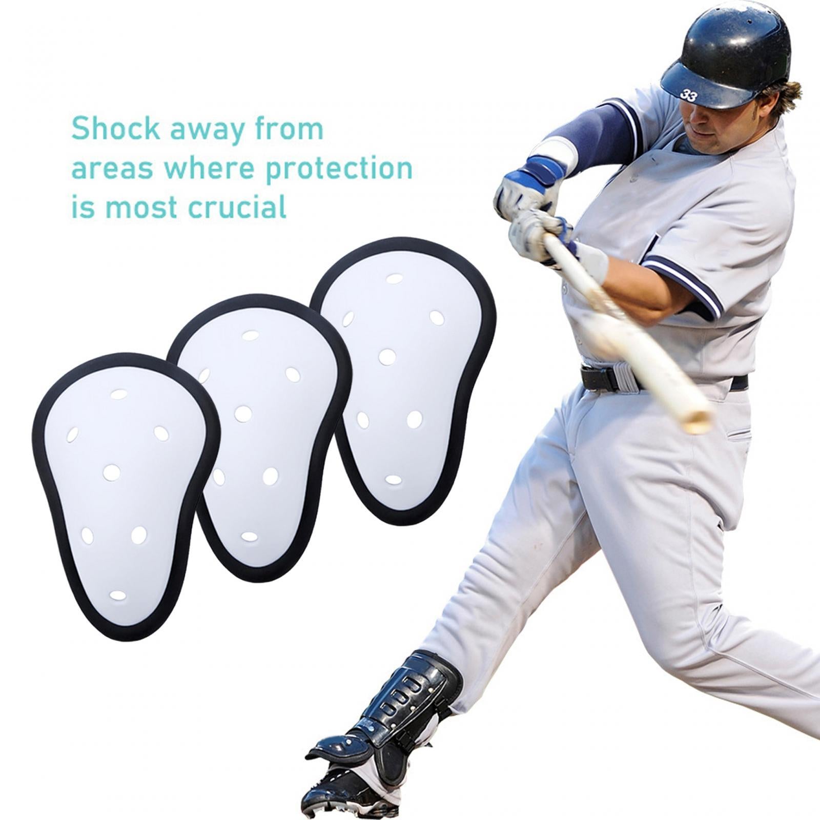 3Pcs Crotch Protector Baseball Heavy Duty Protective Shield Cup Groin Guards for kids