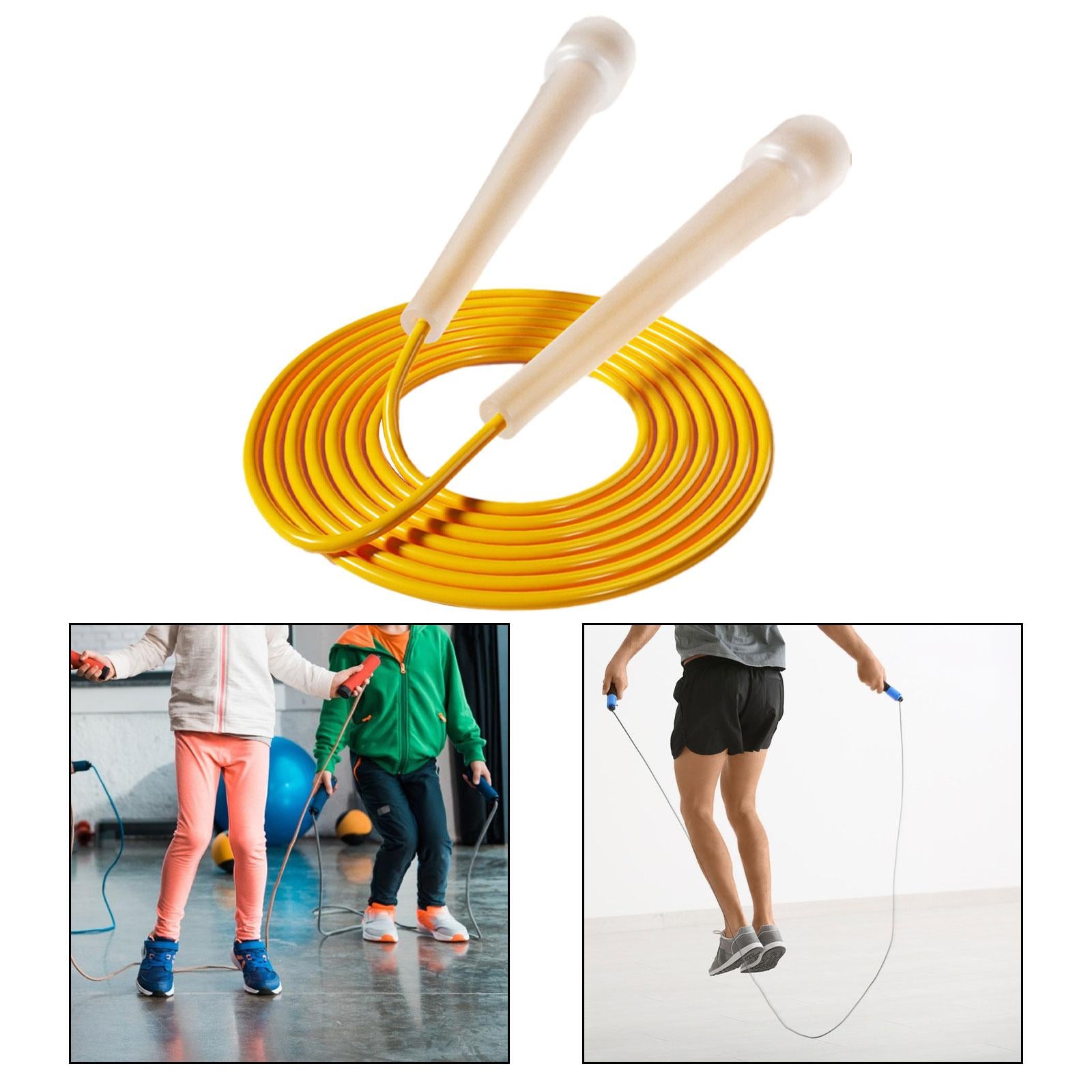 3xJump Rope for Kids Boys Girls Lightweight for Workout Outdoor Sports Fitness Orange