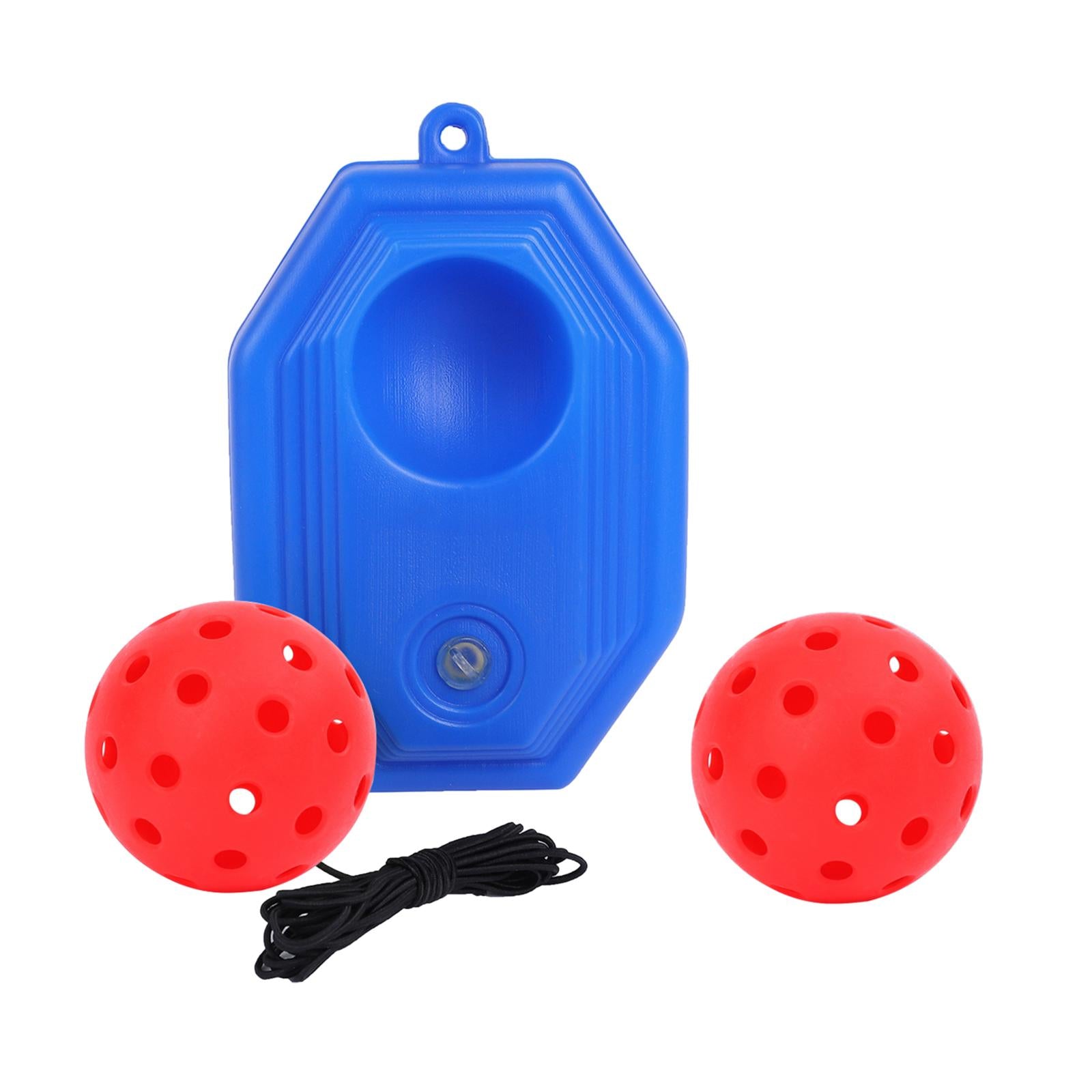 Pickleball Trainer Improve Speed Player Solo Training with Elastic Rope Ball Red