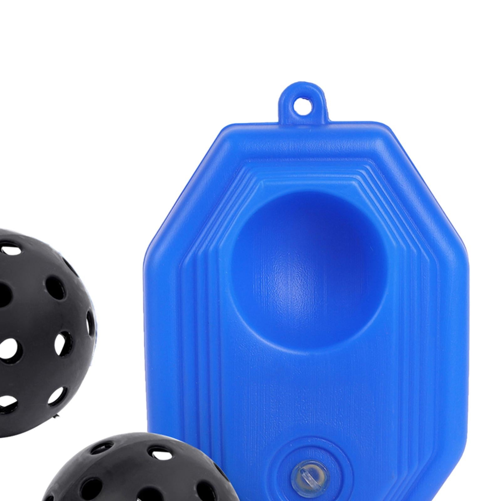 Pickleball Trainer Improve Speed Player Solo Training with Elastic Rope Ball Black