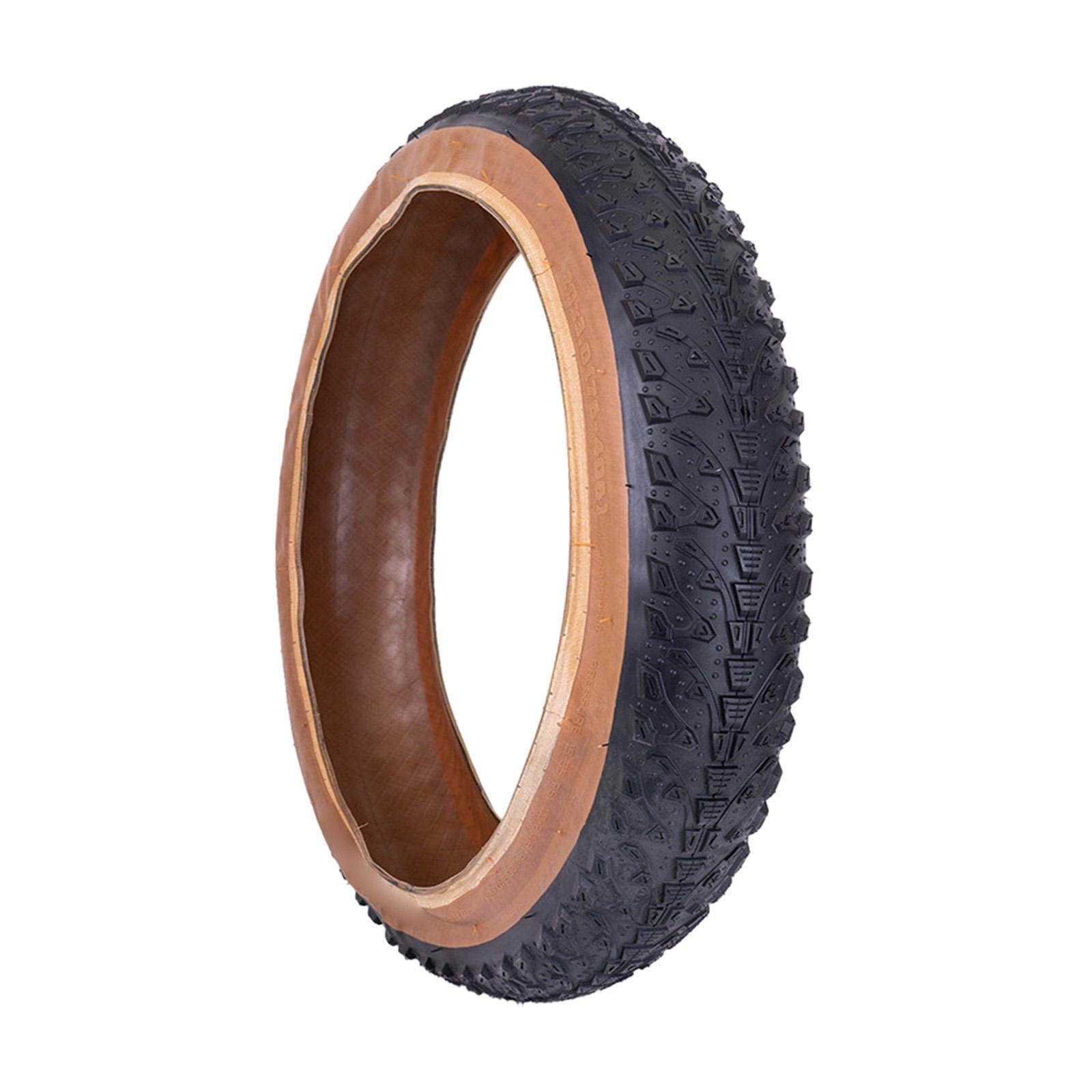 Snow Bike Tire Durable ATV Tire for Snow Vehicle Tire Replacement 20x3in Black Brown