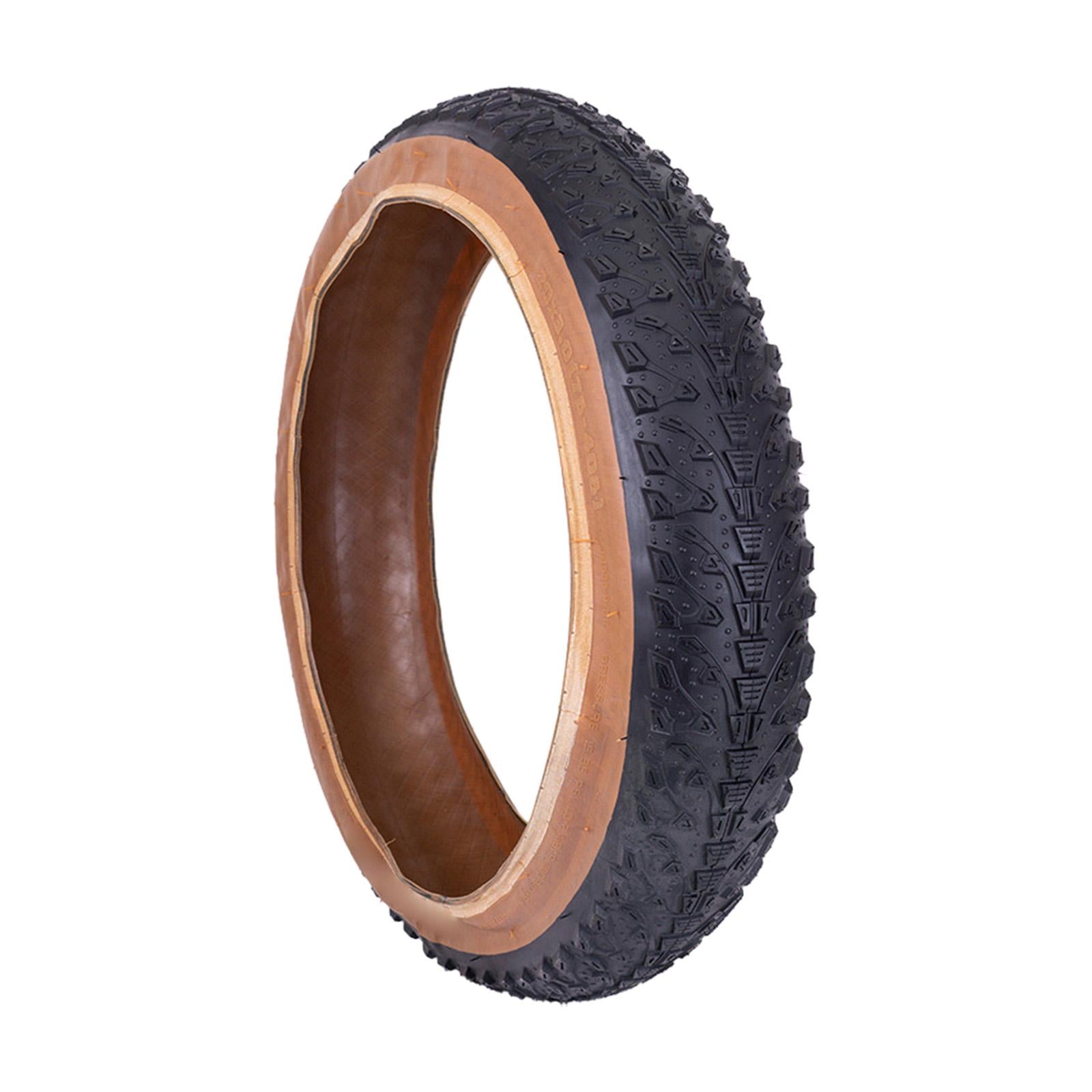 Snow Bike Tire Durable ATV Tire for Snow Vehicle Tire Replacement 20x3in Black Brown