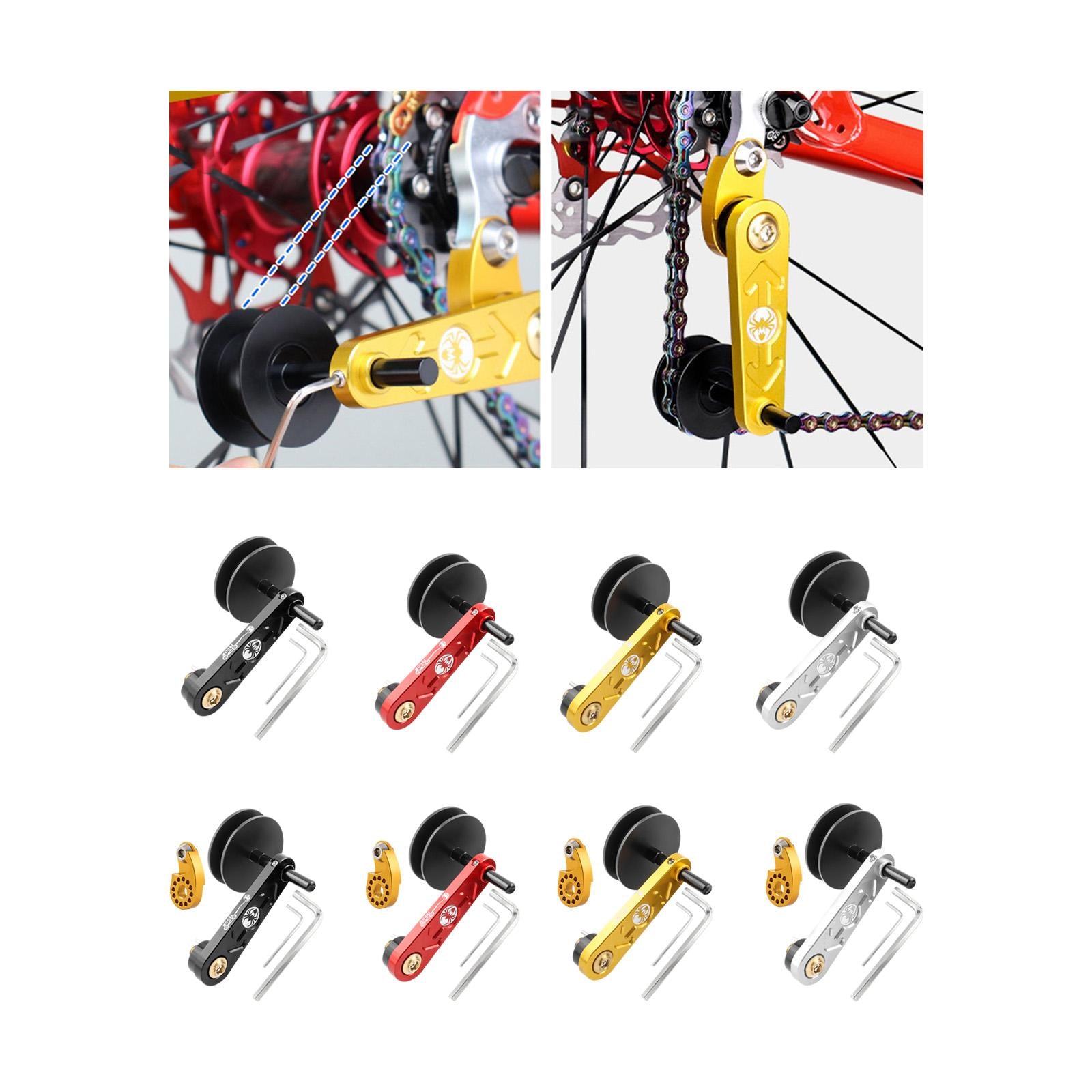 High Quality Adjuster Tensioner Riding Aluminum Alloy Bike Accessories Black