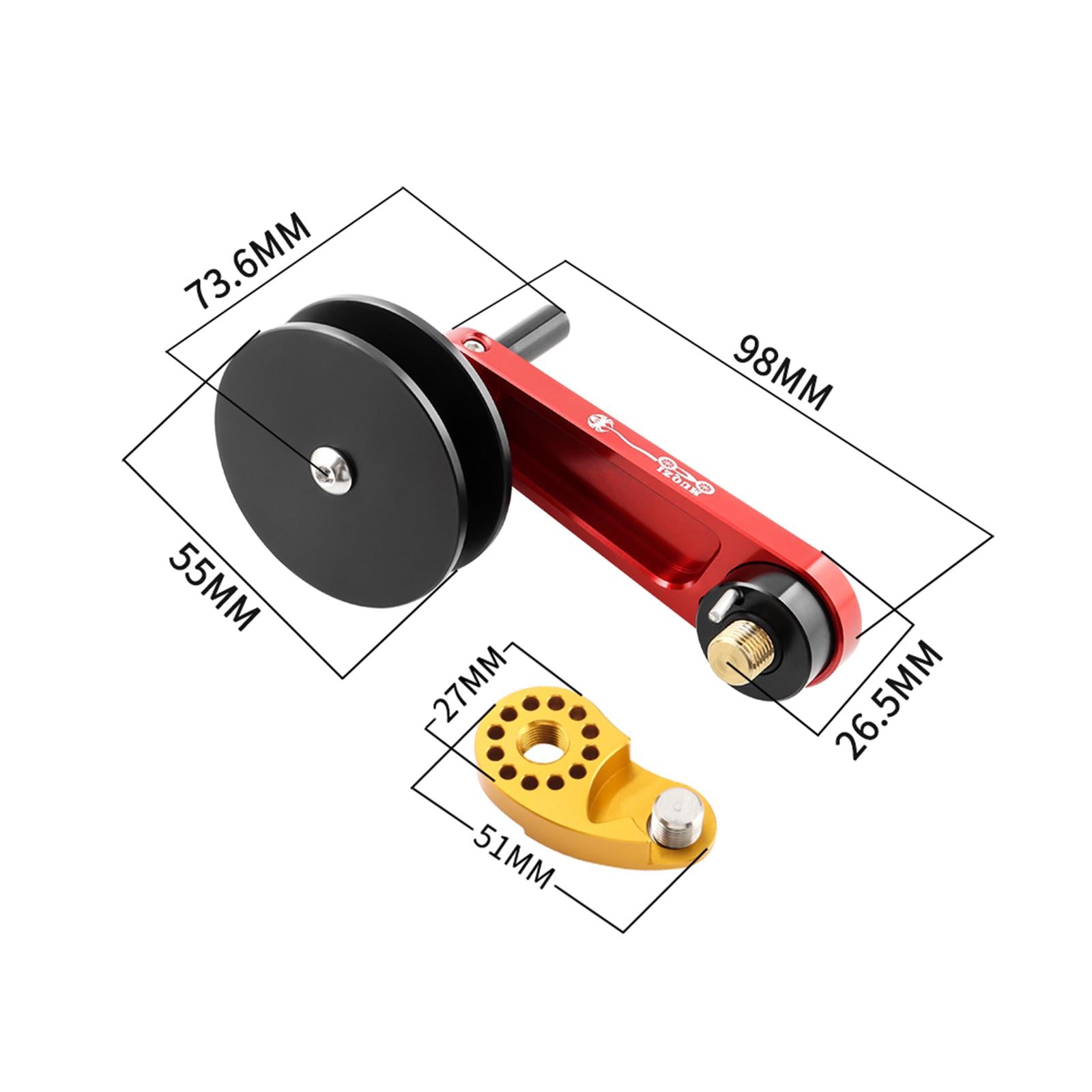 High Quality Adjuster Tensioner Riding Aluminum Alloy Bike Accessories Red with Regulator