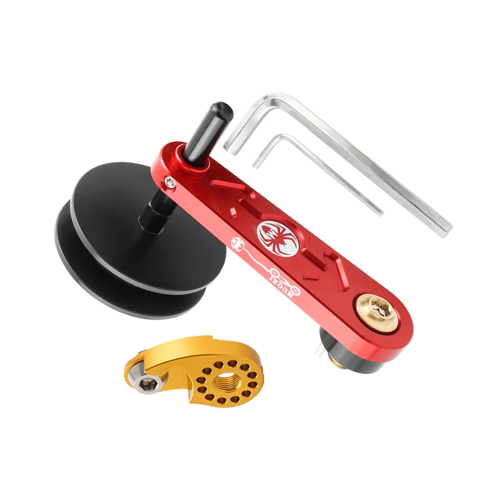 High Quality Adjuster Tensioner Riding Aluminum Alloy Bike Accessories Red with Regulator