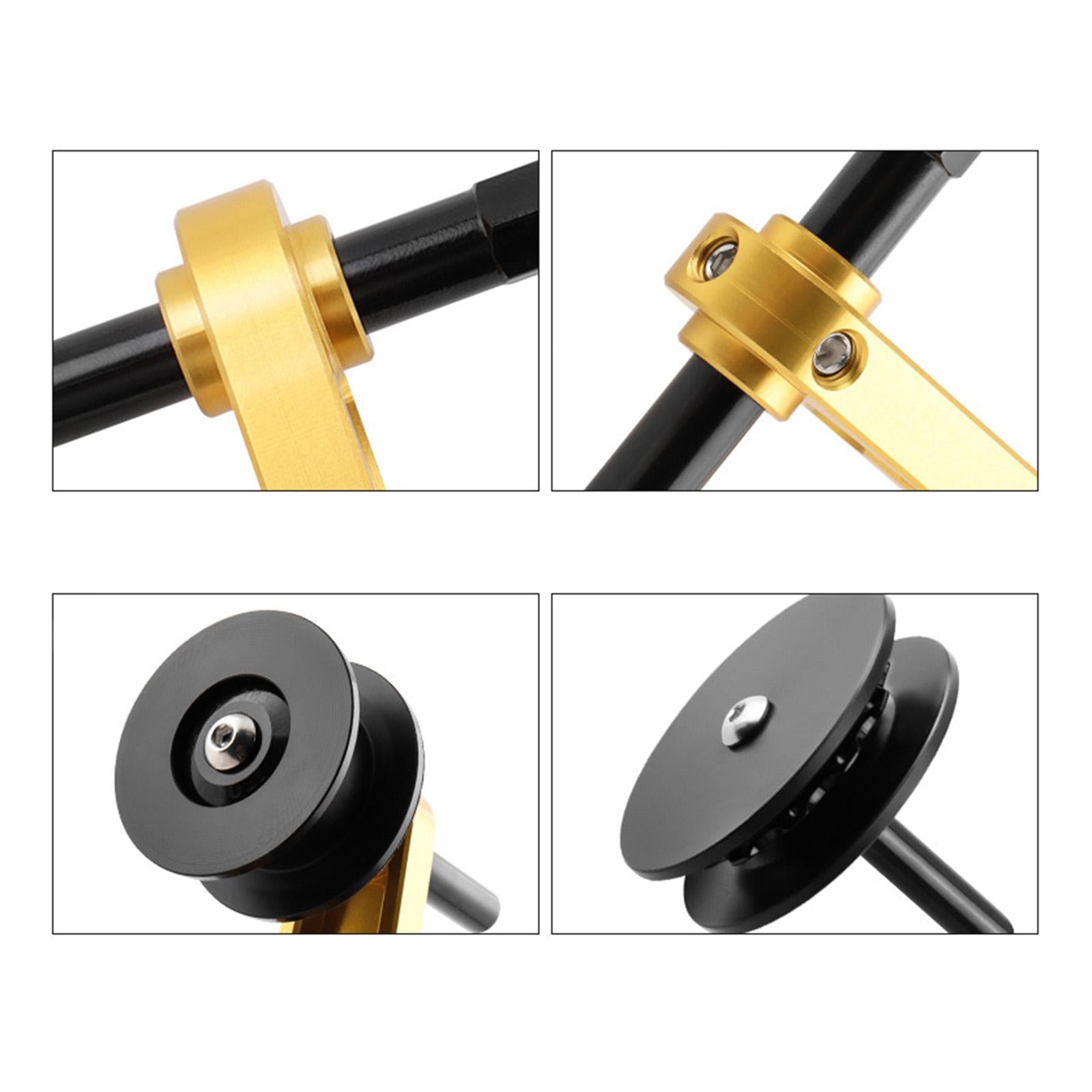 Bike Chain Tensioner Aluminum Alloy Tool Lightweight Adapter Chain Converter black with Regulator
