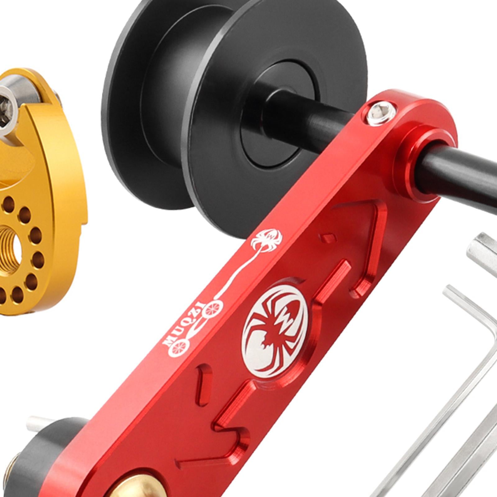 Bike Chain Tensioner Aluminum Alloy Tool Lightweight Adapter Chain Converter red with Regulator