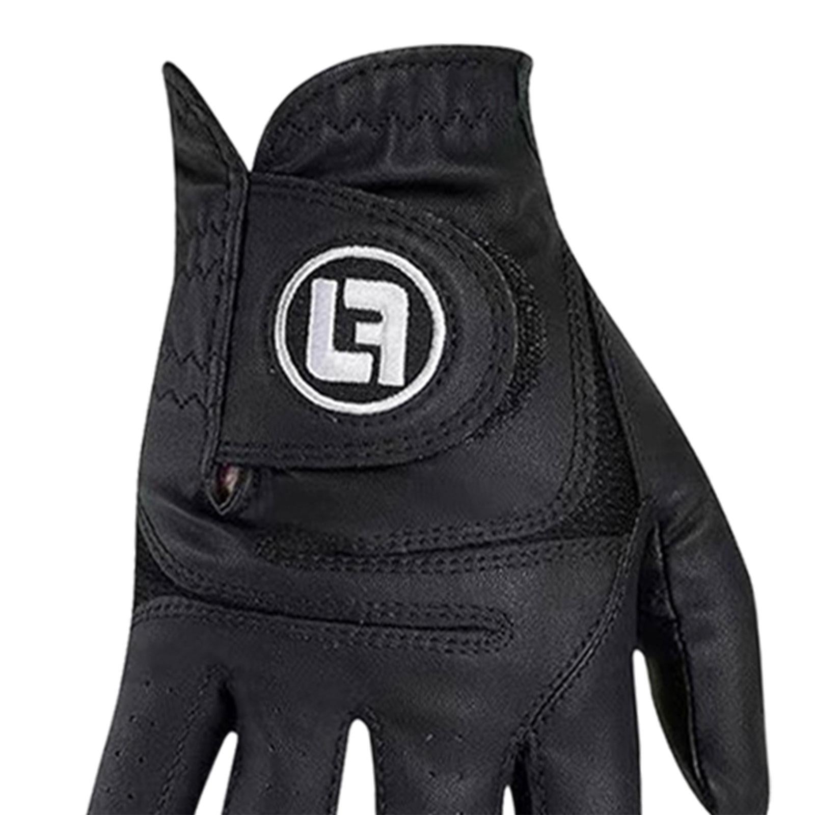 Golf Glove for Men Women Soft Comfortable Golf Training Glove for Golf Swing Right 23 Black