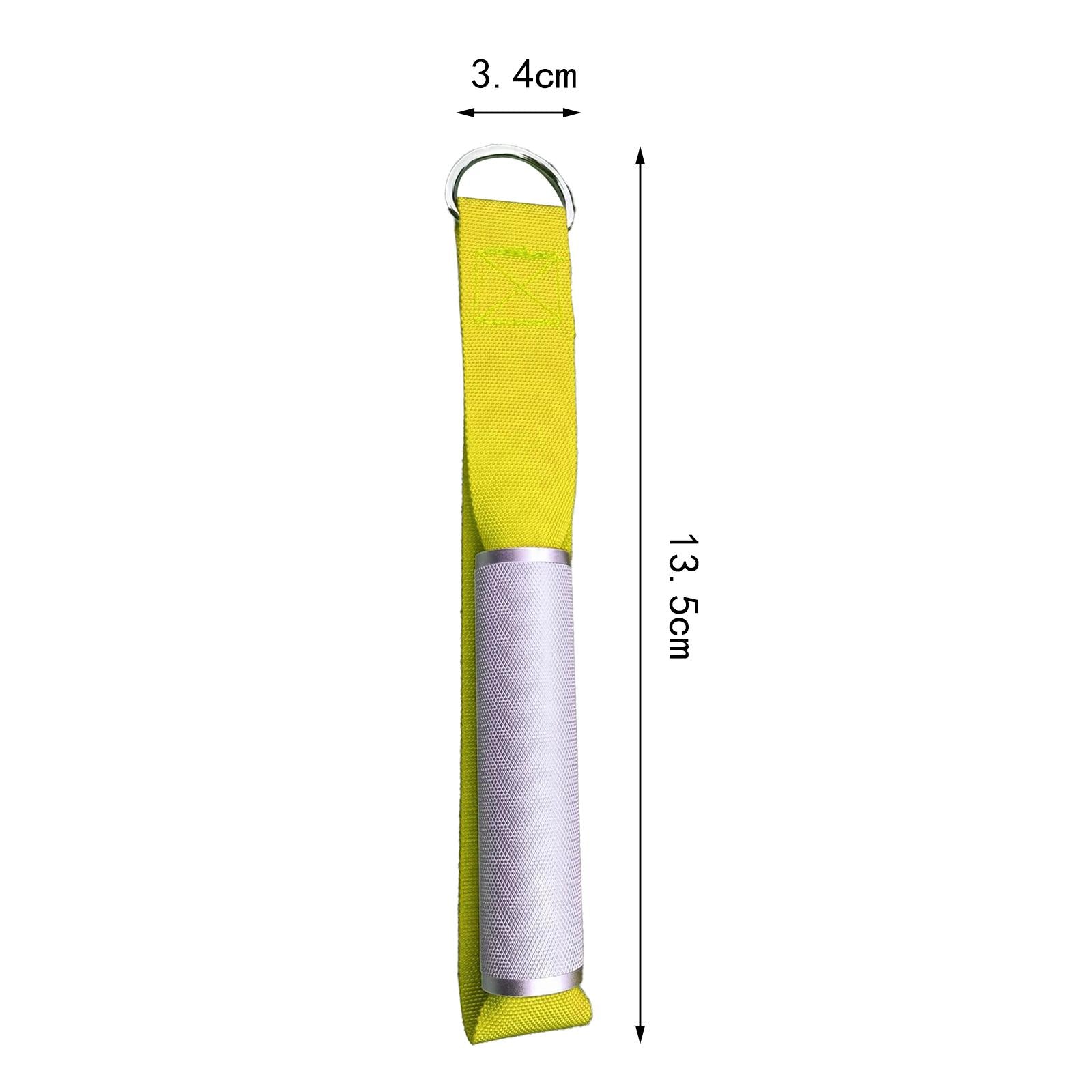 2Pcs Gyms Handles Resistance Exercise Metal for Yoga Strength Trainer Pilates yellow