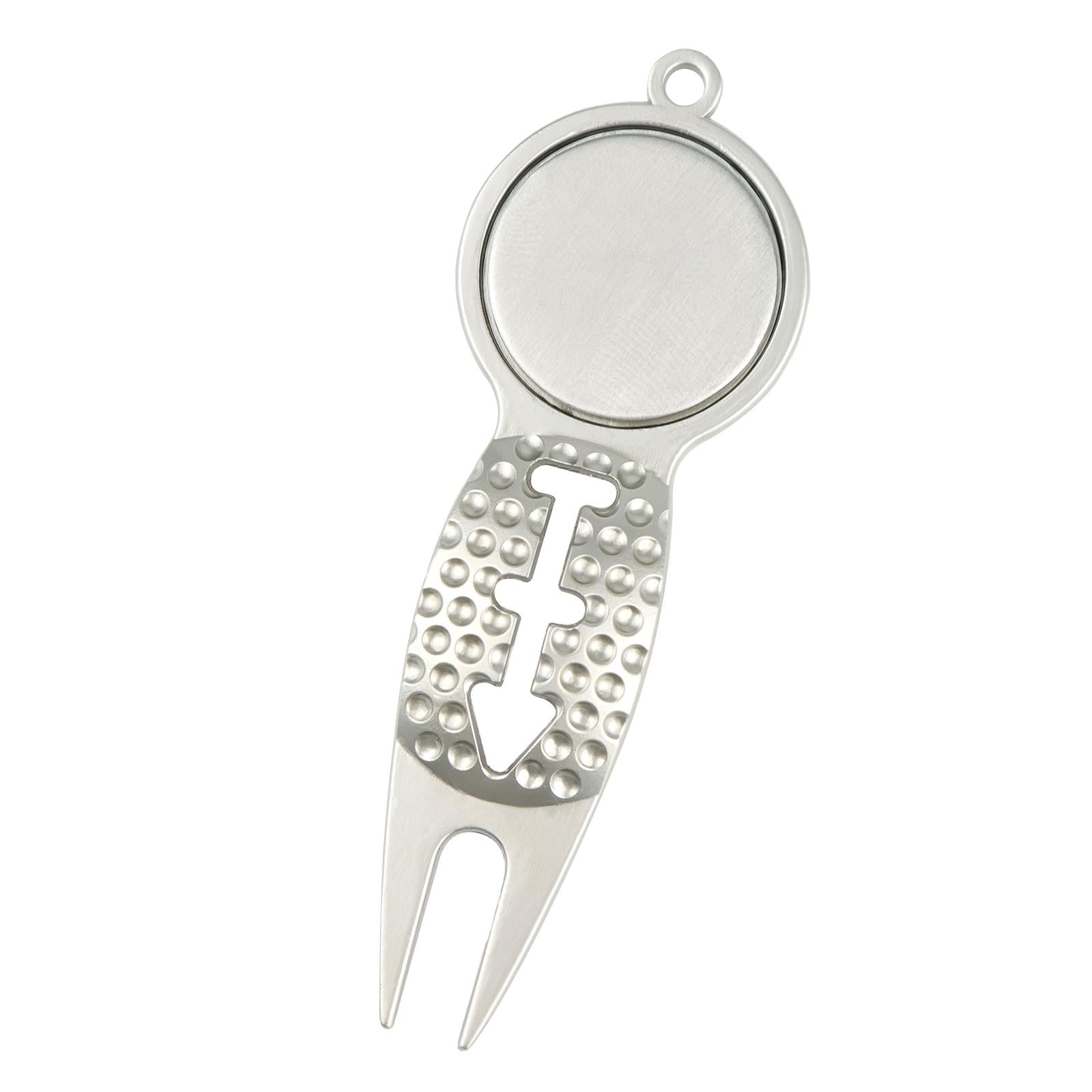 Golf Divot Repair Tool Lightweight Durable Green Tool Lawn Repair Prong ergent