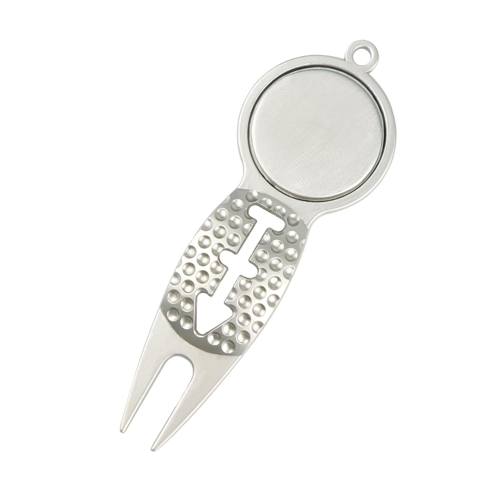 Golf Divot Repair Tool Lightweight Durable Green Tool Lawn Repair Prong ergent