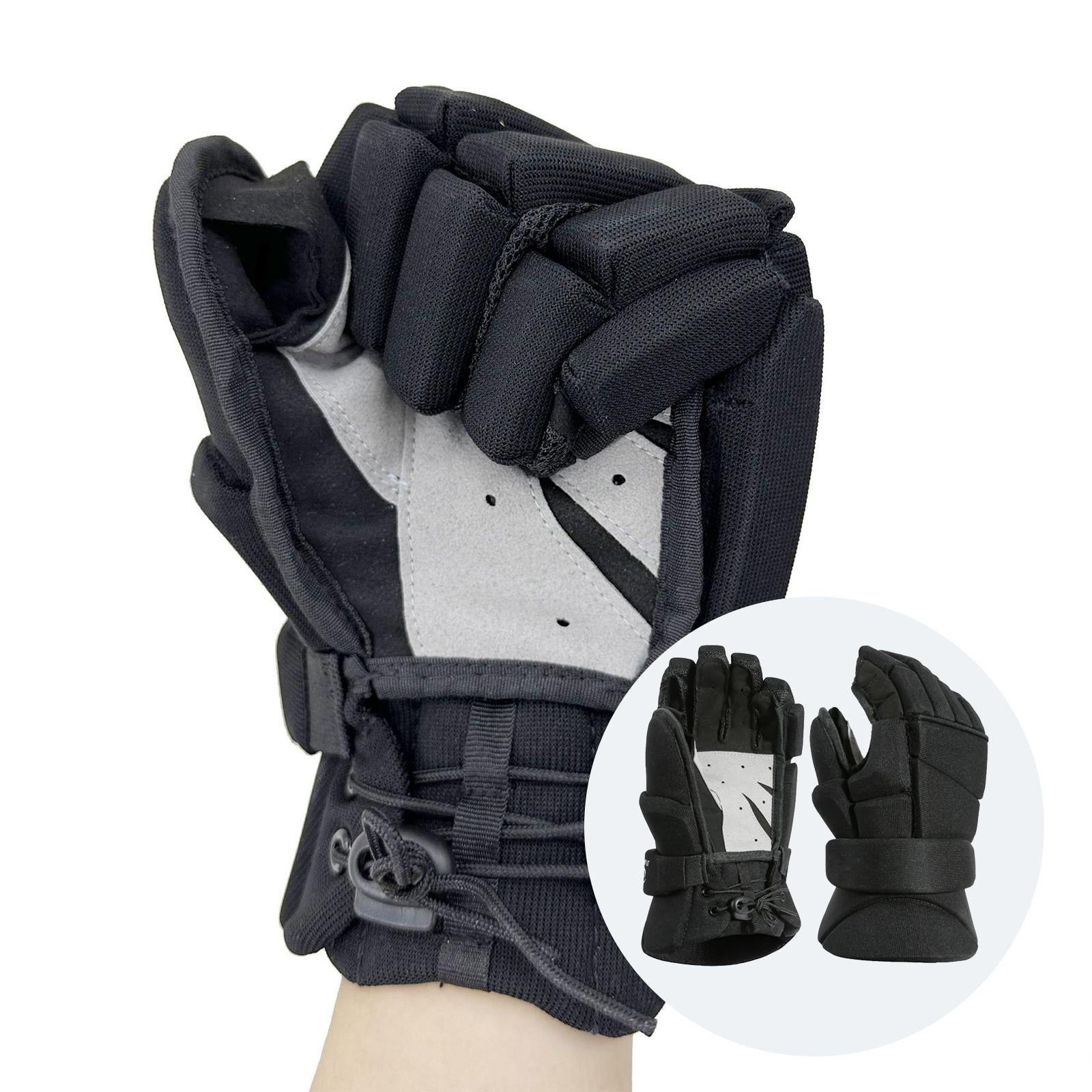 Hockey Gloves Men's Fencing Gloves for Martial Arts Practicing Fencing Match 12cmx25cm