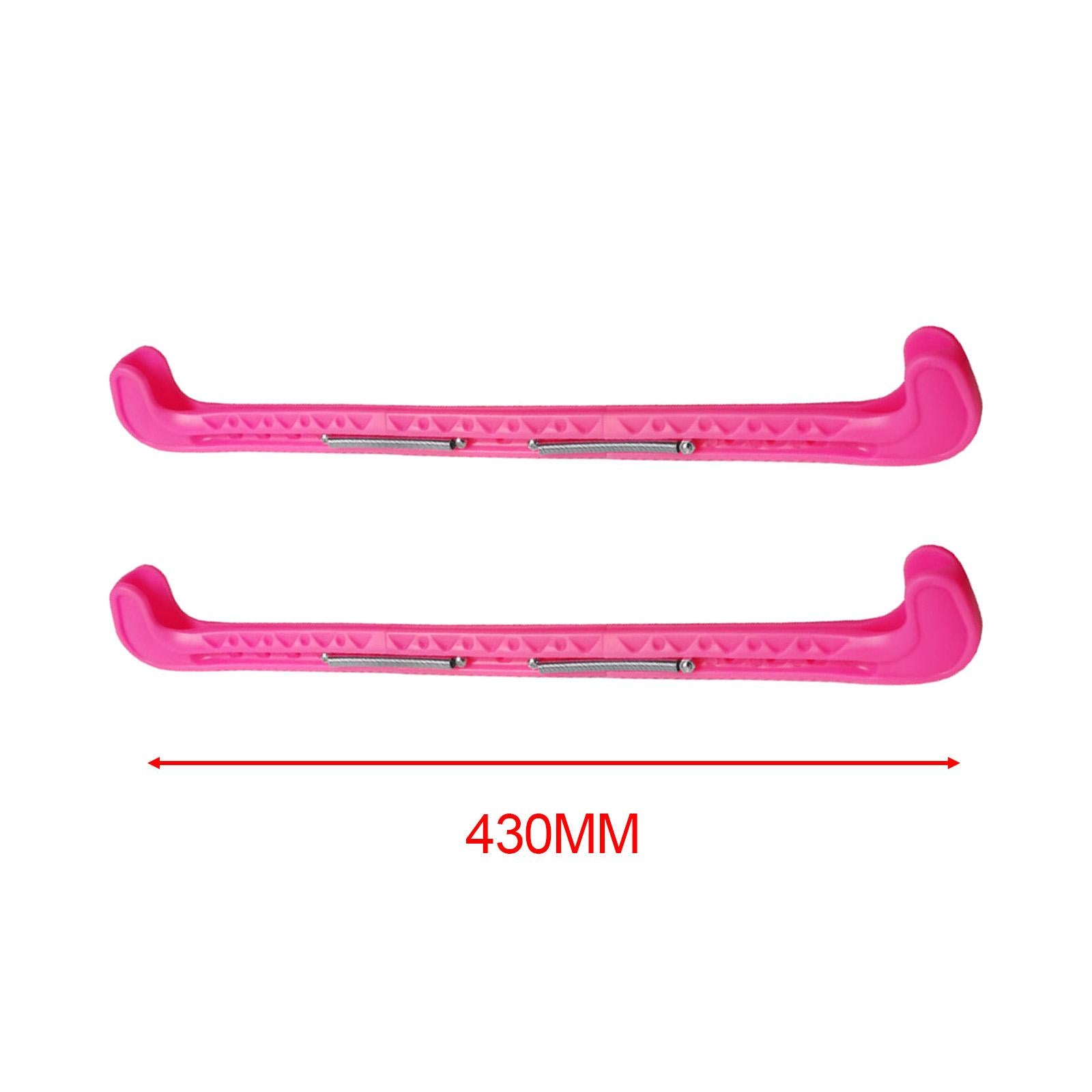 Ice Skate Blade Covers Ice Skate Guards for Figure Skating Ice Skates Sports pink 430MM