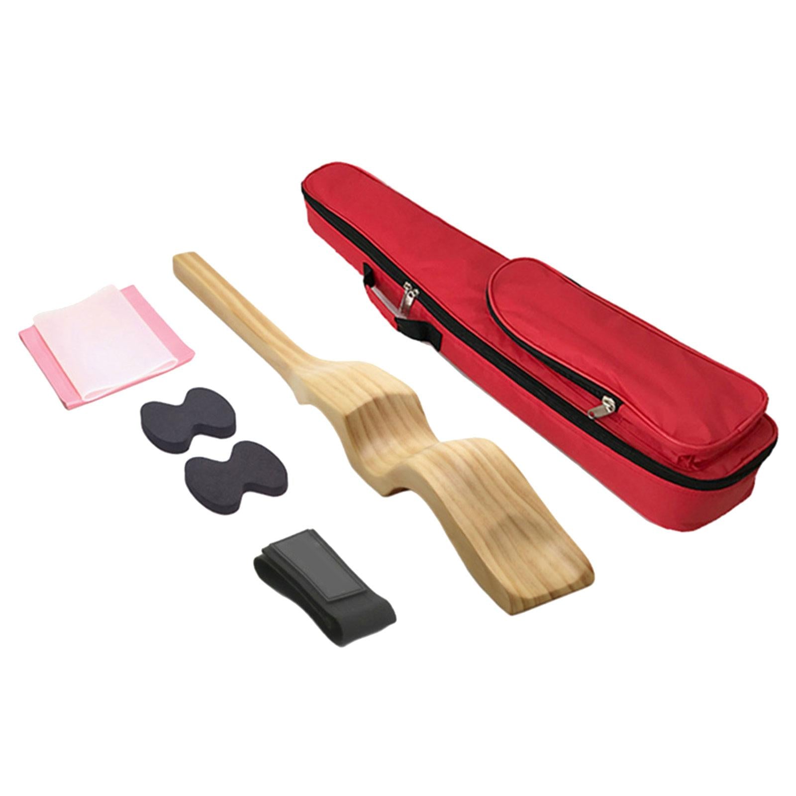 Ballet Foot Stretcher Set Practical Durable Portable Carry Arch Enhancer Red Bag