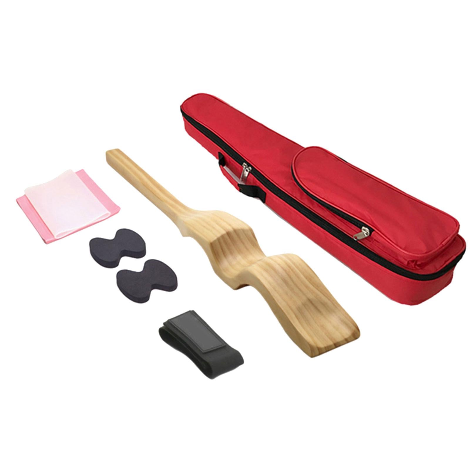 Ballet Foot Stretcher Set Practical Durable Portable Carry Arch Enhancer Red Bag