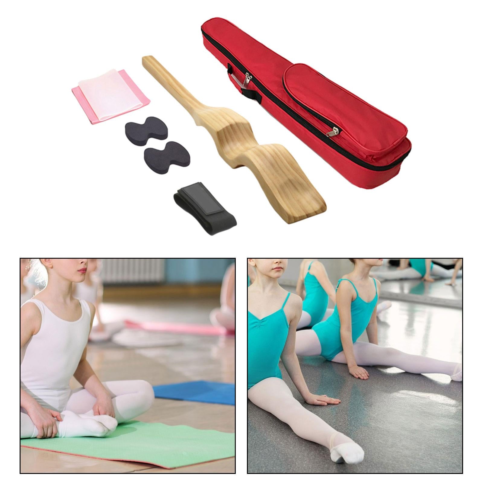 Ballet Foot Stretcher Set Practical Durable Portable Carry Arch Enhancer Red Bag