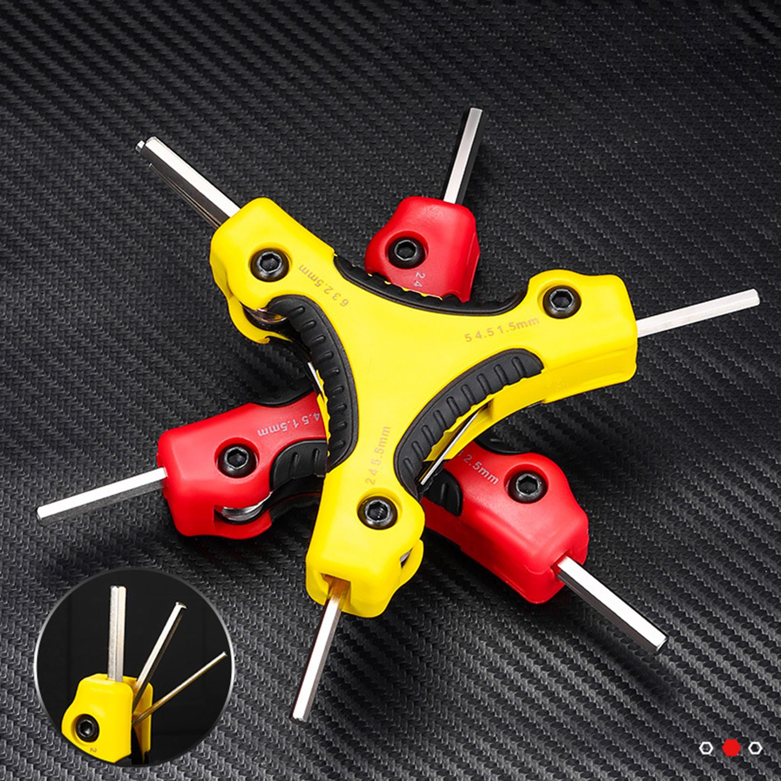 Allen Wrench Assembly Tool Hand Tools Cycling Bicycle Repair Tool Hex Wrench Red