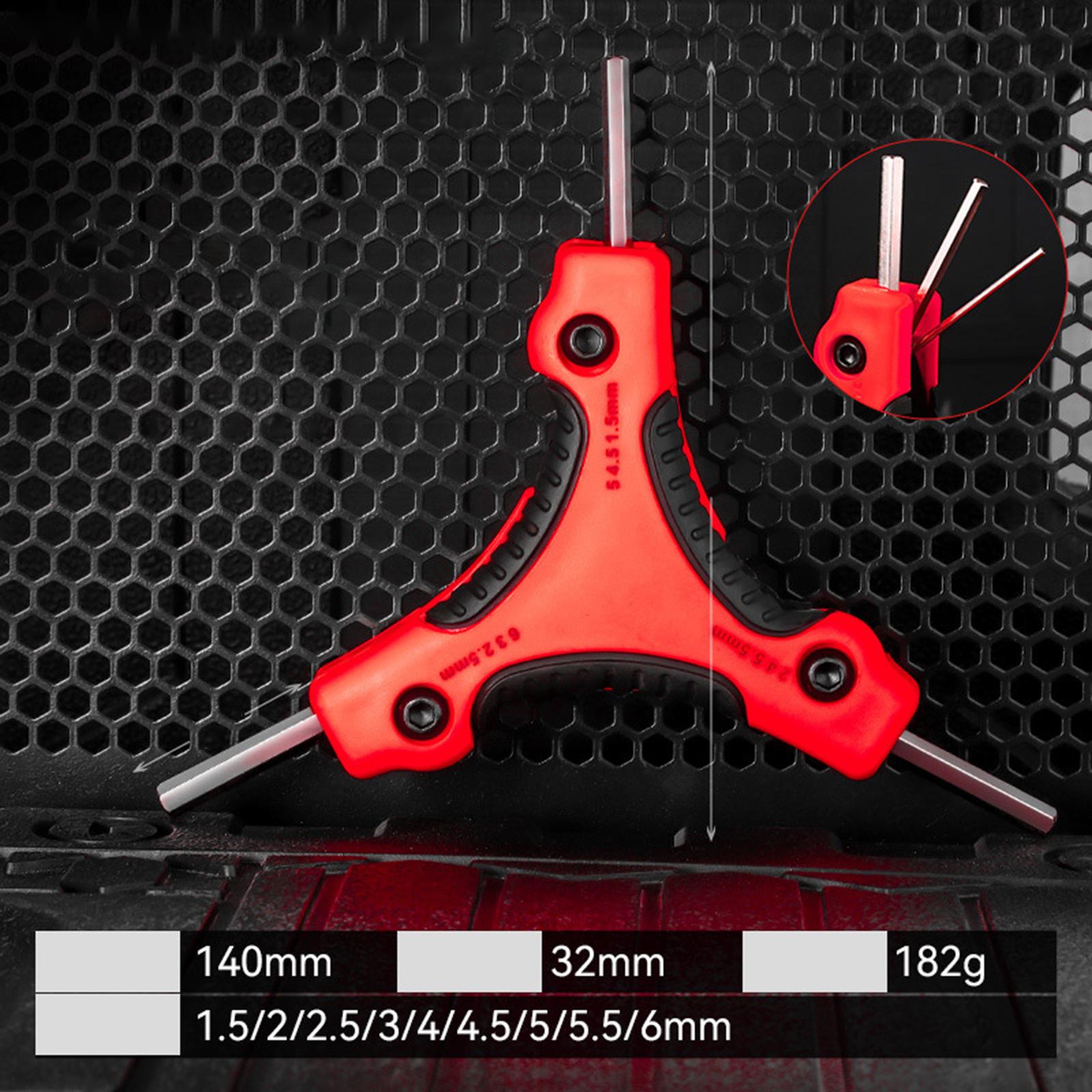 Allen Wrench Assembly Tool Hand Tools Cycling Bicycle Repair Tool Hex Wrench Red