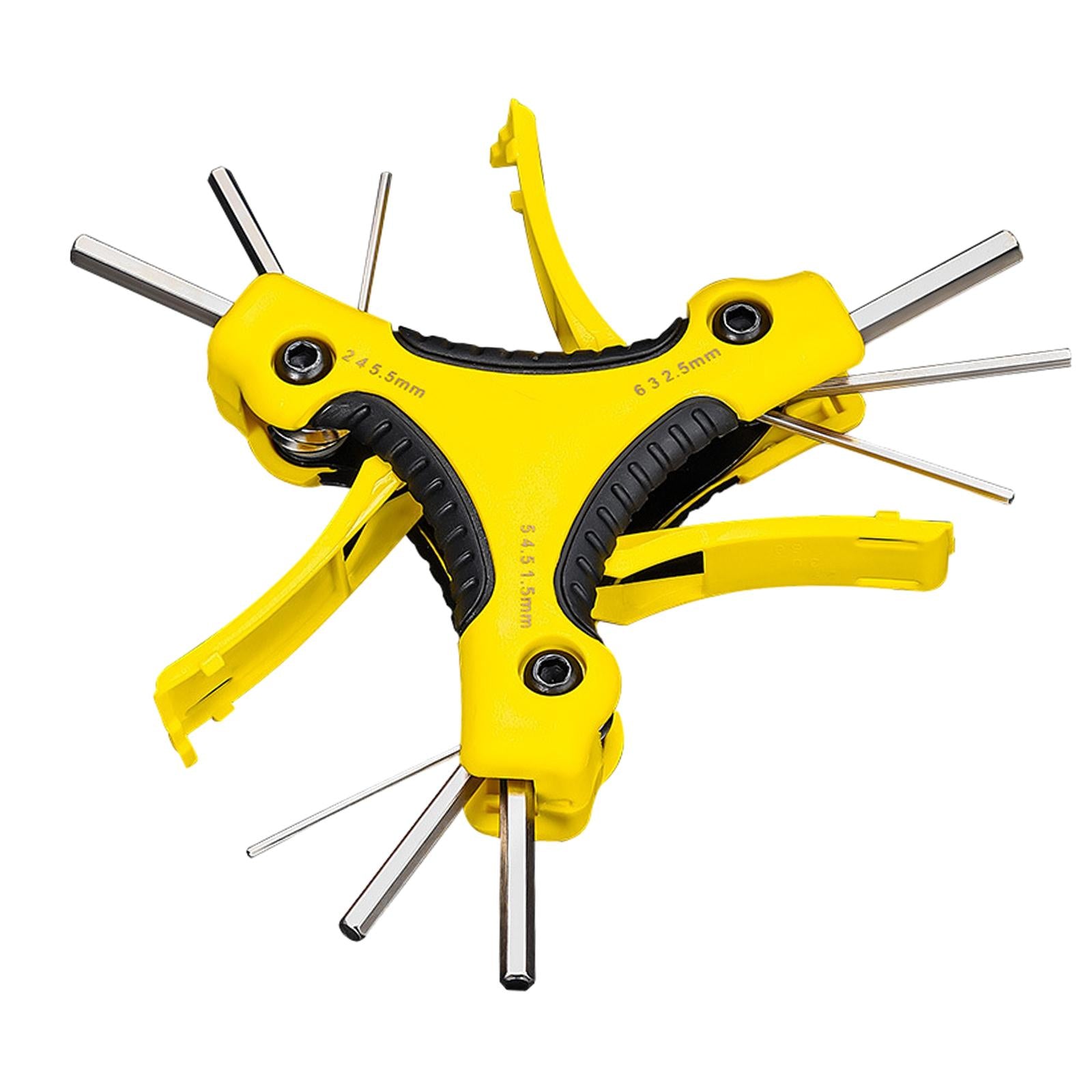 Allen Wrench Assembly Tool Hand Tools Cycling Bicycle Repair Tool Hex Wrench Yellow