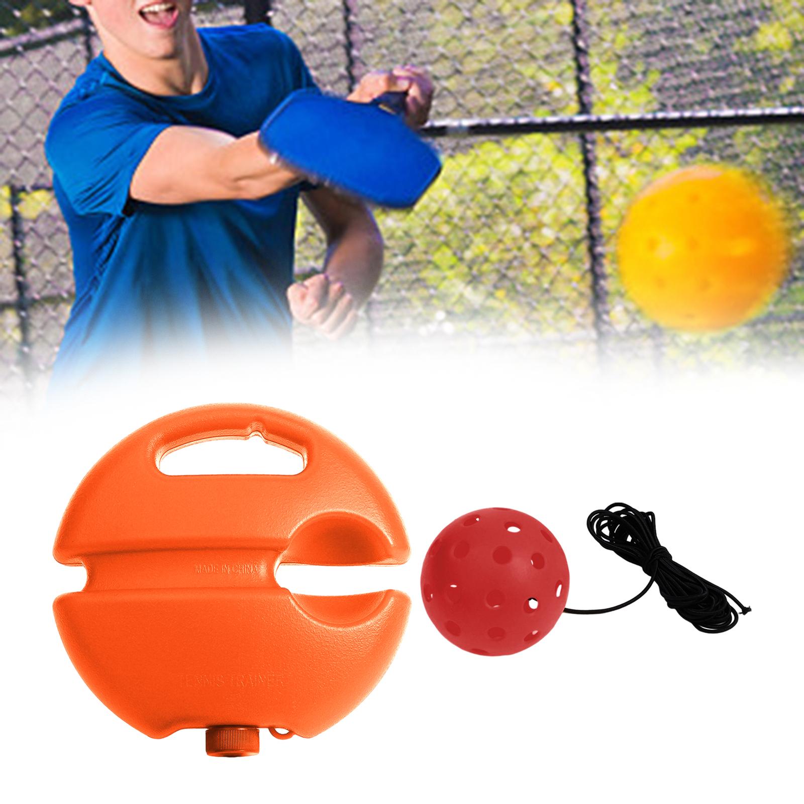 Pickleball Trainer Portable Pickleball Training Base Partner Sparring Device Red Ball