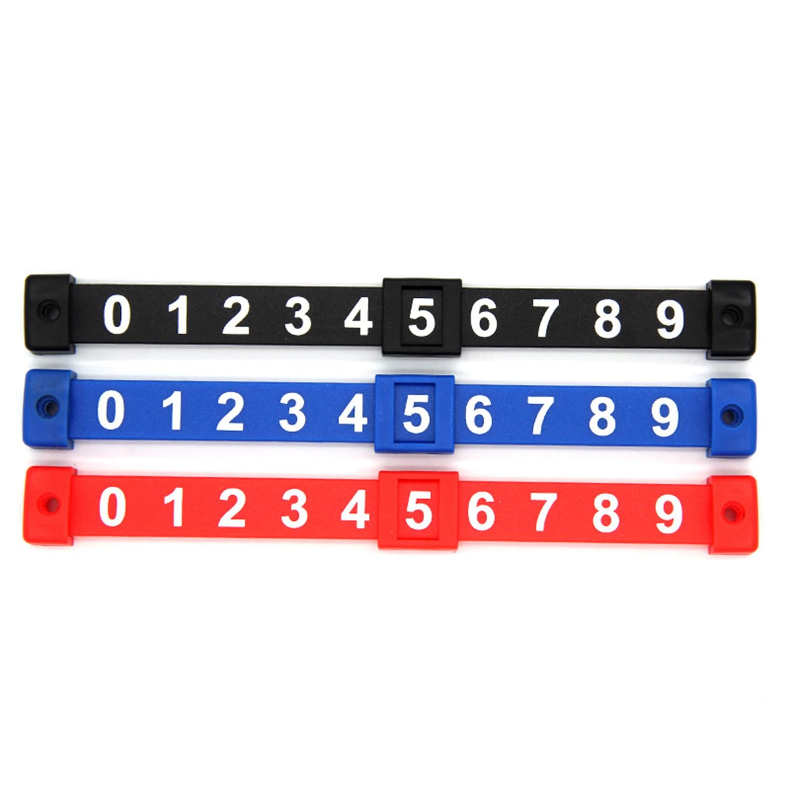 2x2Pcs Foosball Score Counter Kids Foosball Counters Foosball Table Scoreboard Blue