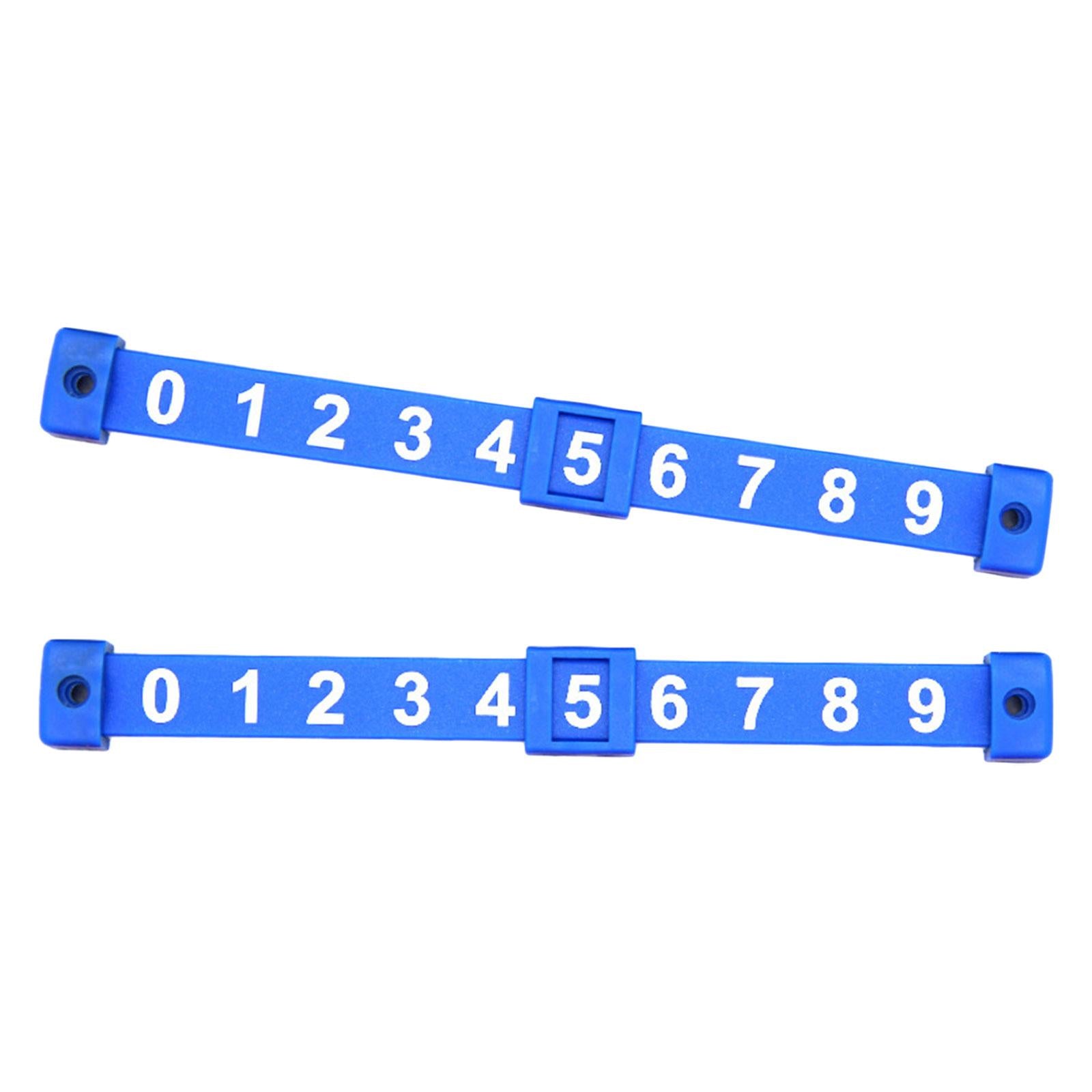 3x2Pcs Foosball Score Counter Kids Foosball Counters Foosball Table Scoreboard Blue