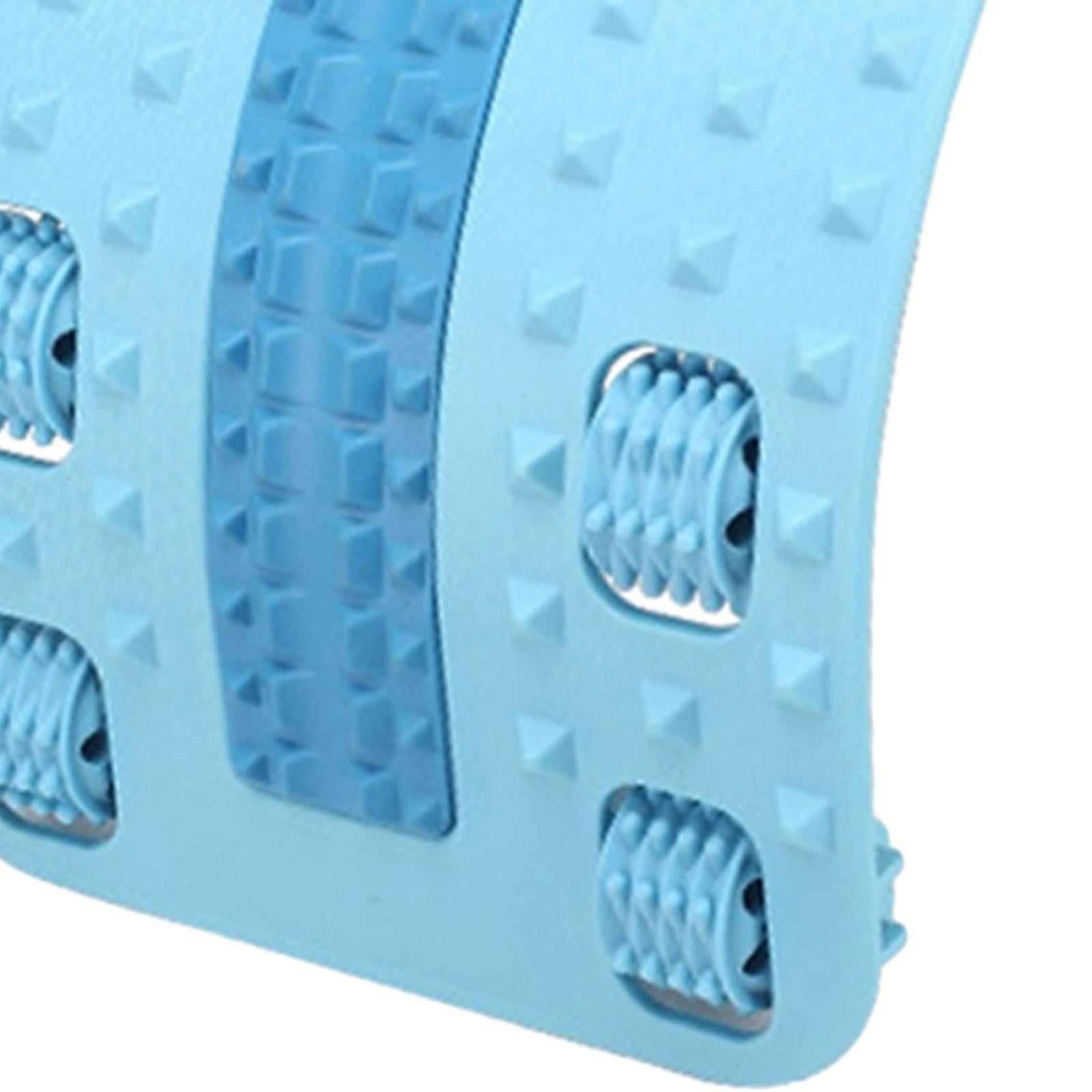 Neck Back Stretcher Massage Waist Back Neck Board for Sofa Chair Women Men Blue
