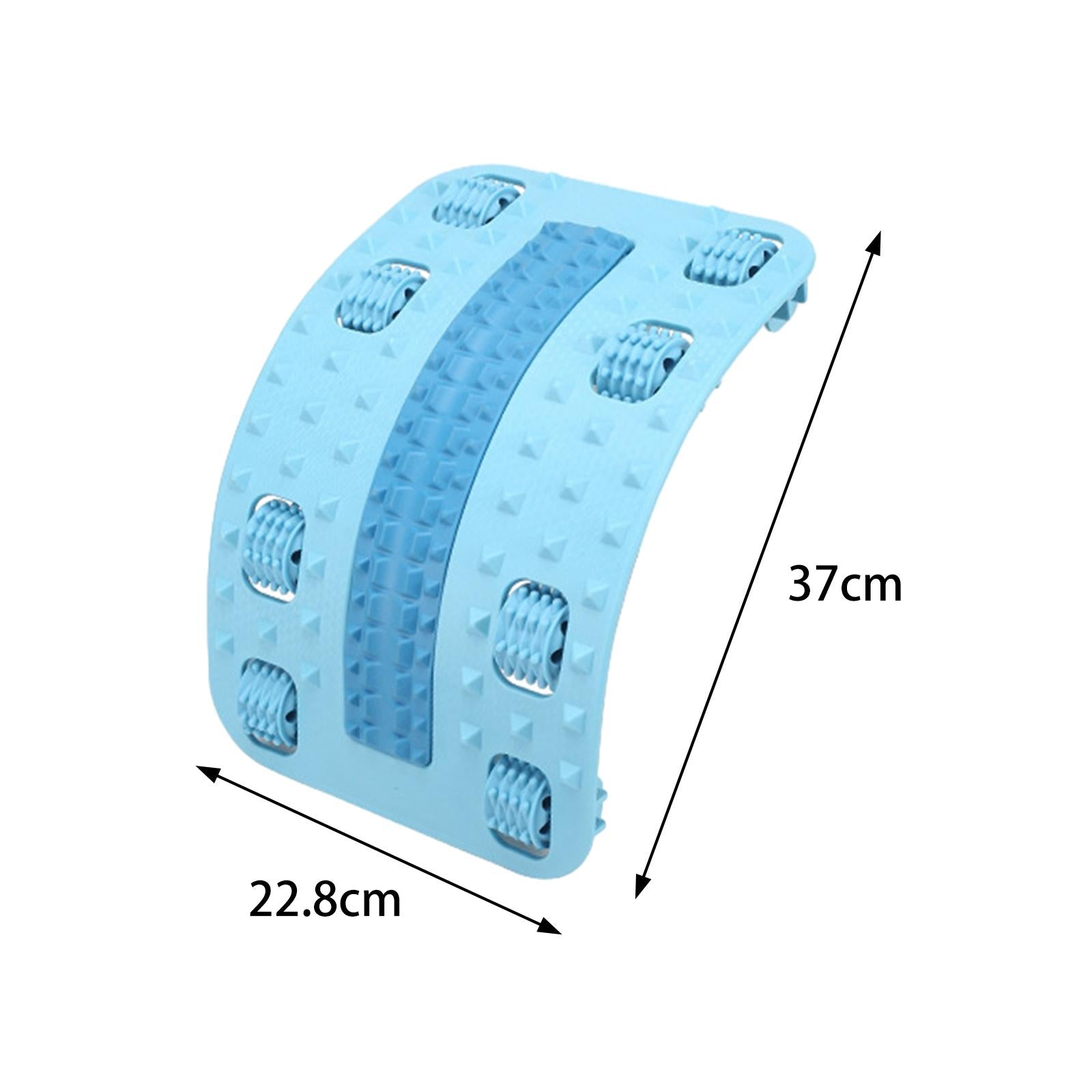 Neck Back Stretcher Massage Waist Back Neck Board for Sofa Chair Women Men Blue
