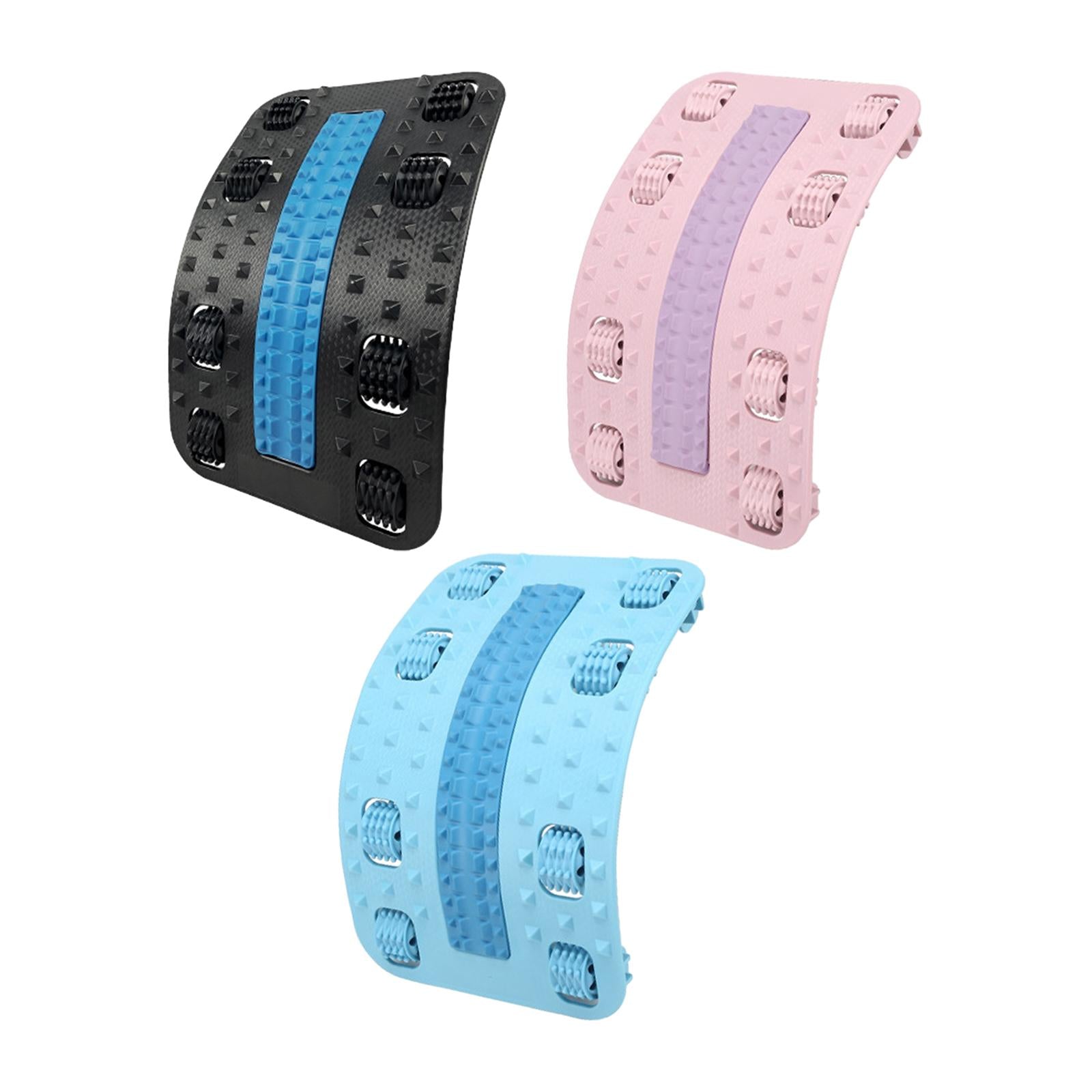 Neck Back Stretcher Massage Waist Back Neck Board for Sofa Chair Women Men Blue