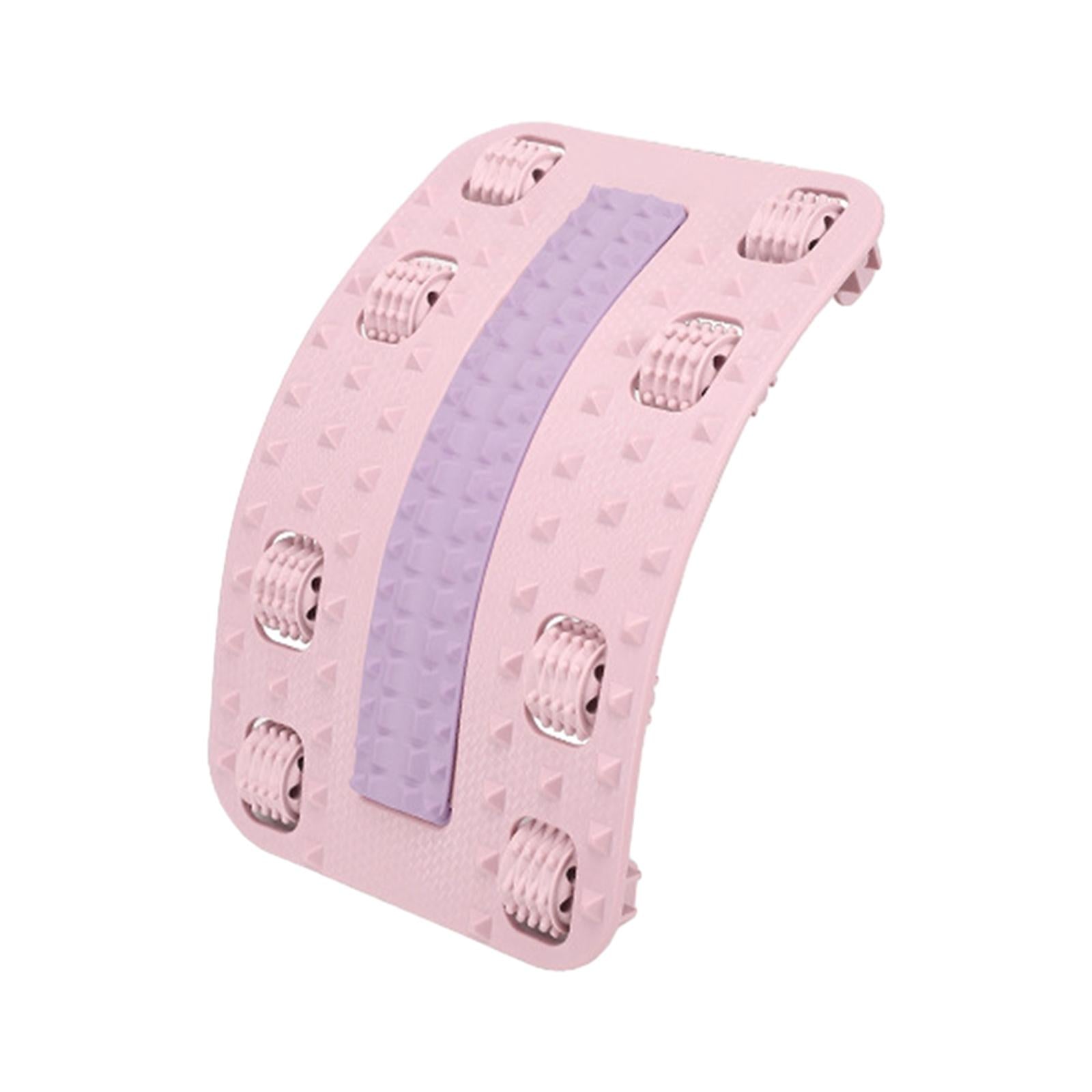 Neck Back Stretcher Massage Waist Back Neck Board for Sofa Chair Women Men Pink