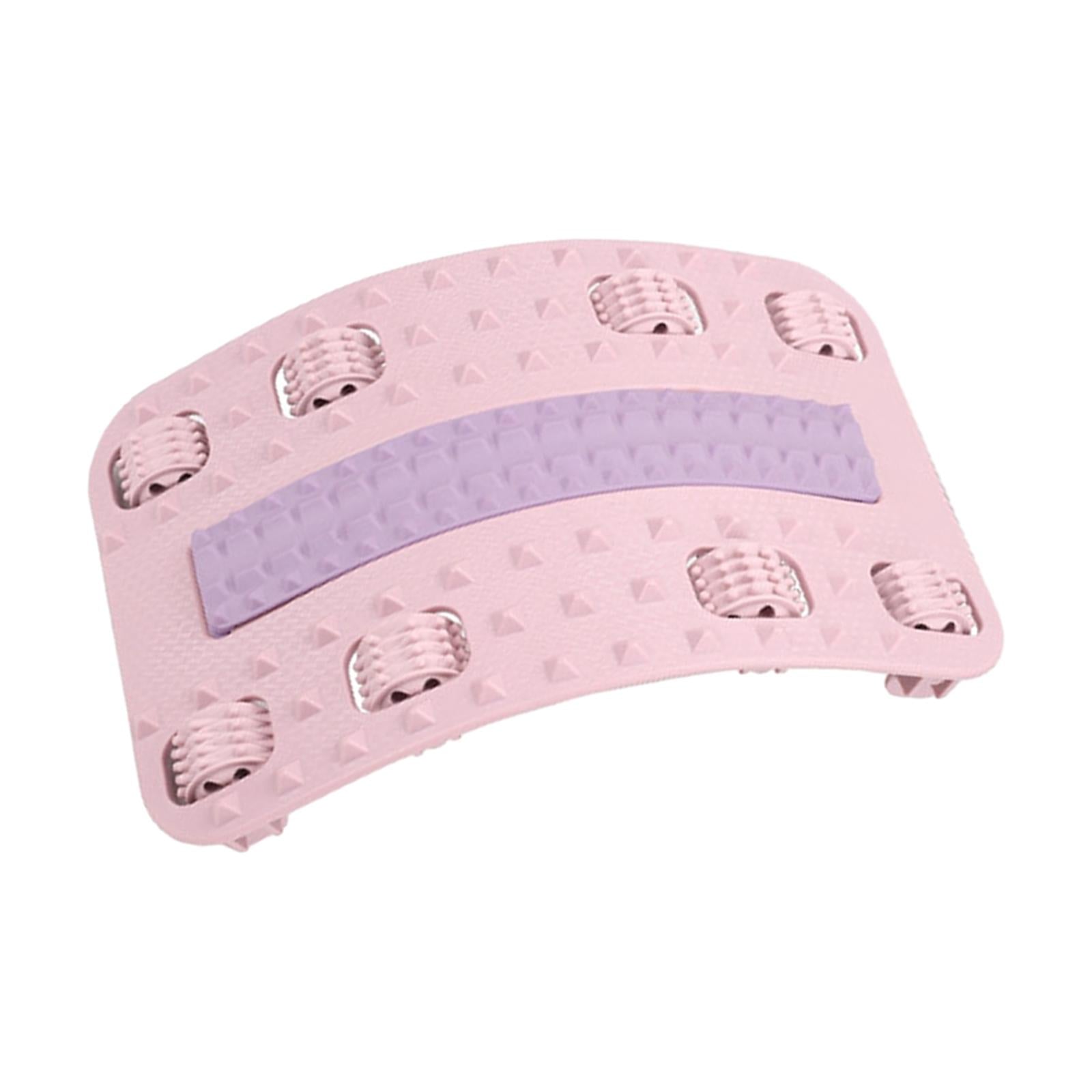 Neck Back Stretcher Massage Waist Back Neck Board for Sofa Chair Women Men Pink