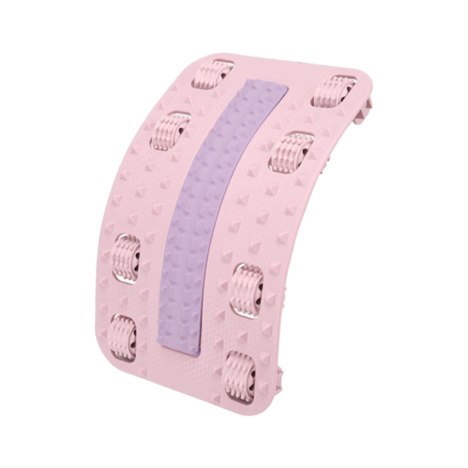 Neck Back Stretcher Massage Waist Back Neck Board for Sofa Chair Women Men Pink