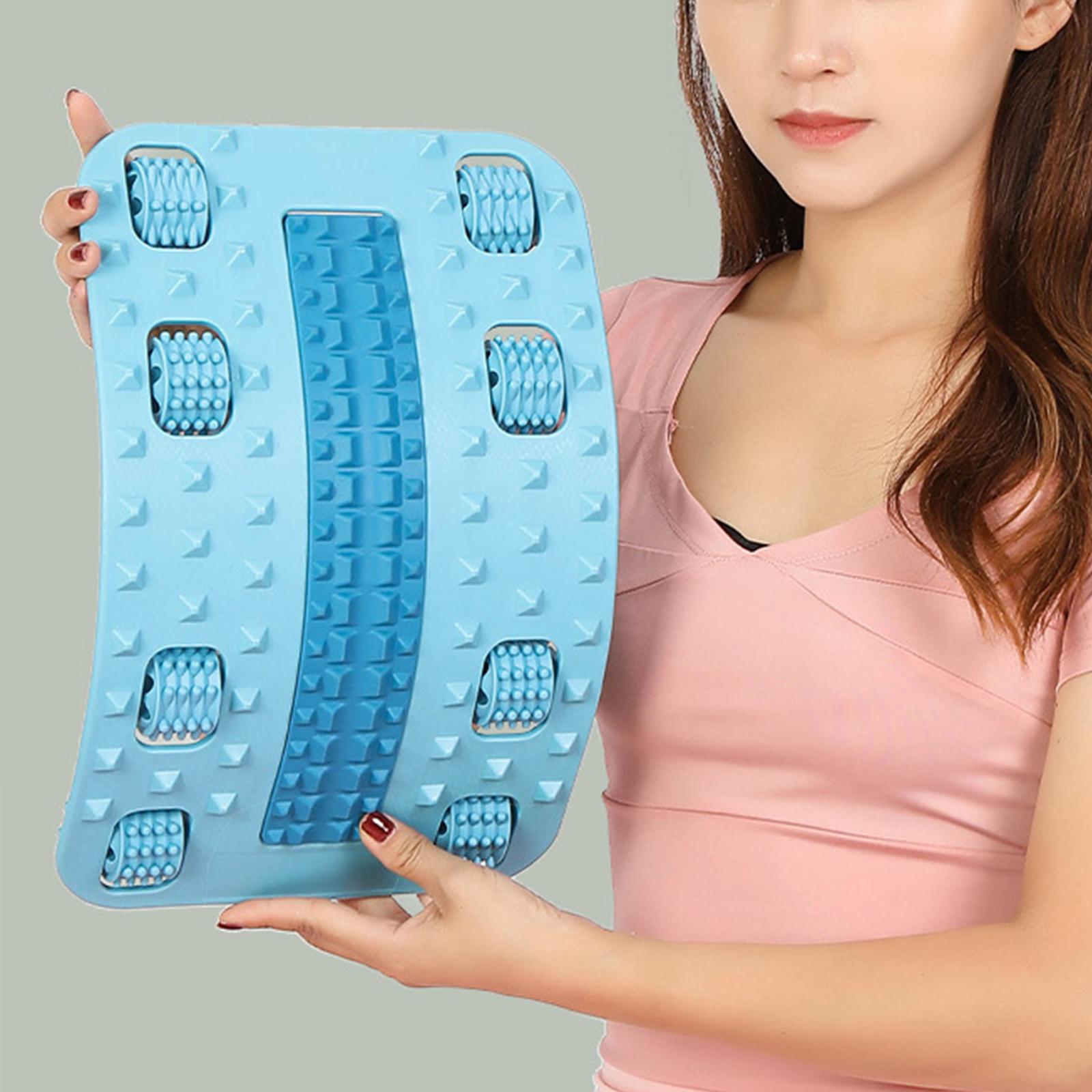 Neck Back Stretcher Massage Waist Back Neck Board for Sofa Chair Women Men Black