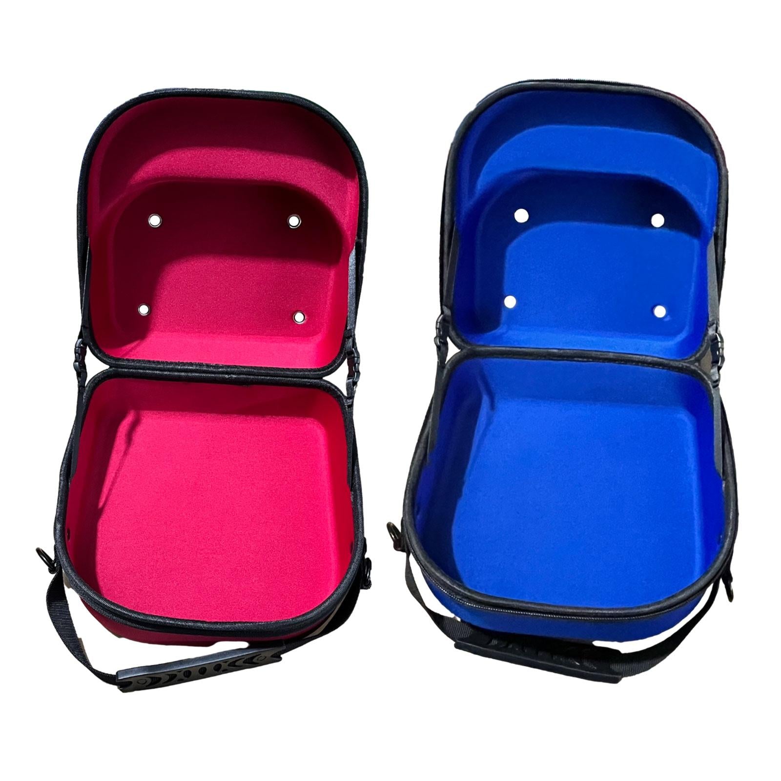 Hat Carrier Travel Case Handbag Portable Carrying Hat Case for Baseball Caps red
